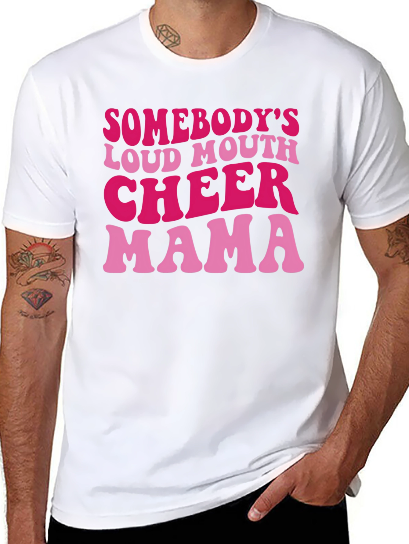 Cheer Mama Graphic T-Shirt