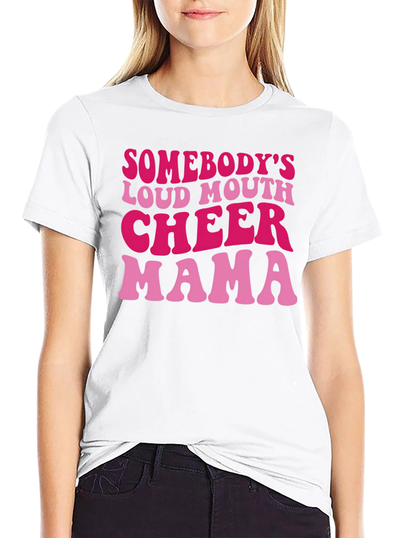 Cheer Mama Graphic T-Shirt