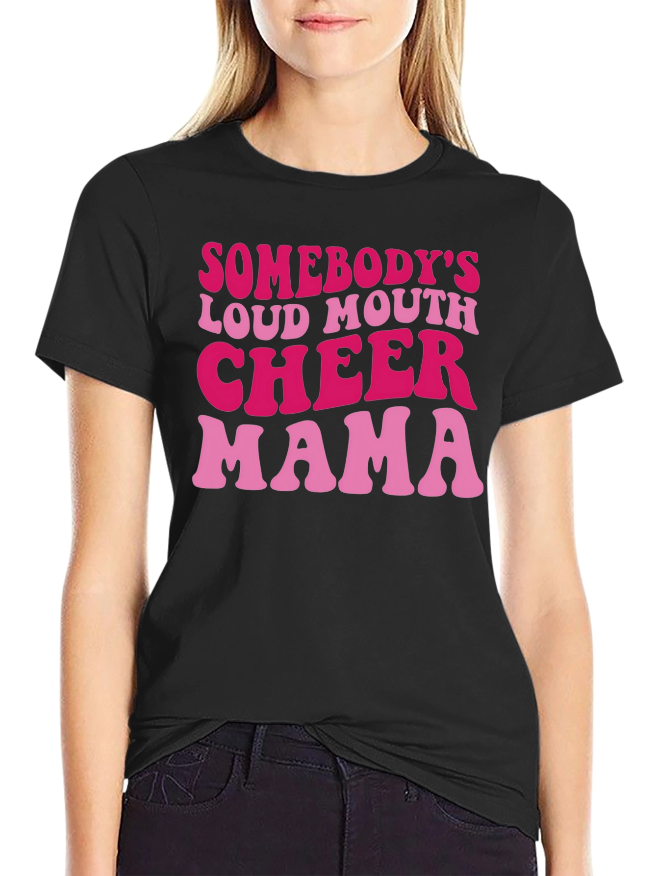 Cheer Mama Graphic T-Shirt