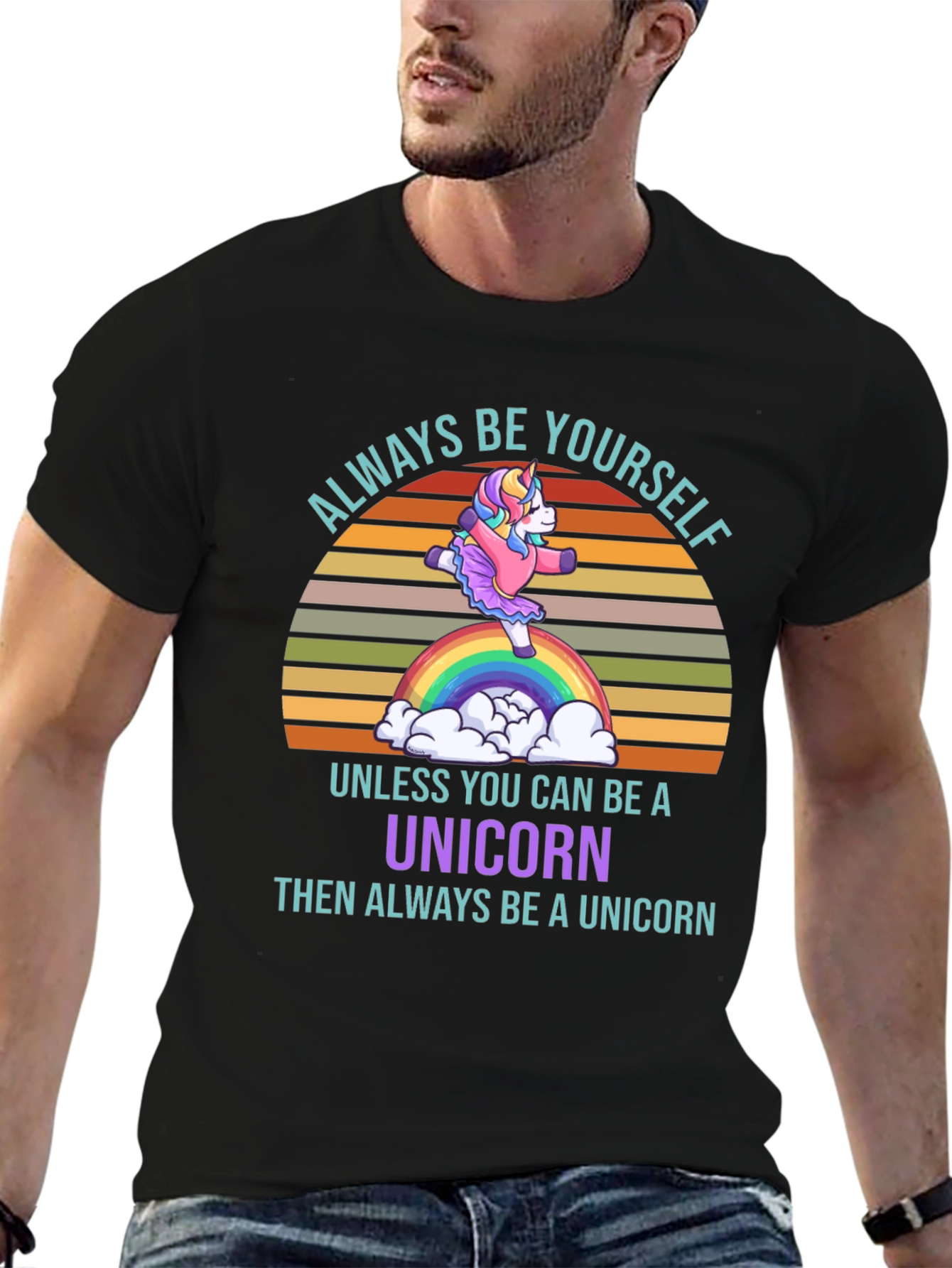 Always Be Yourself Unicorn Graphic Tee