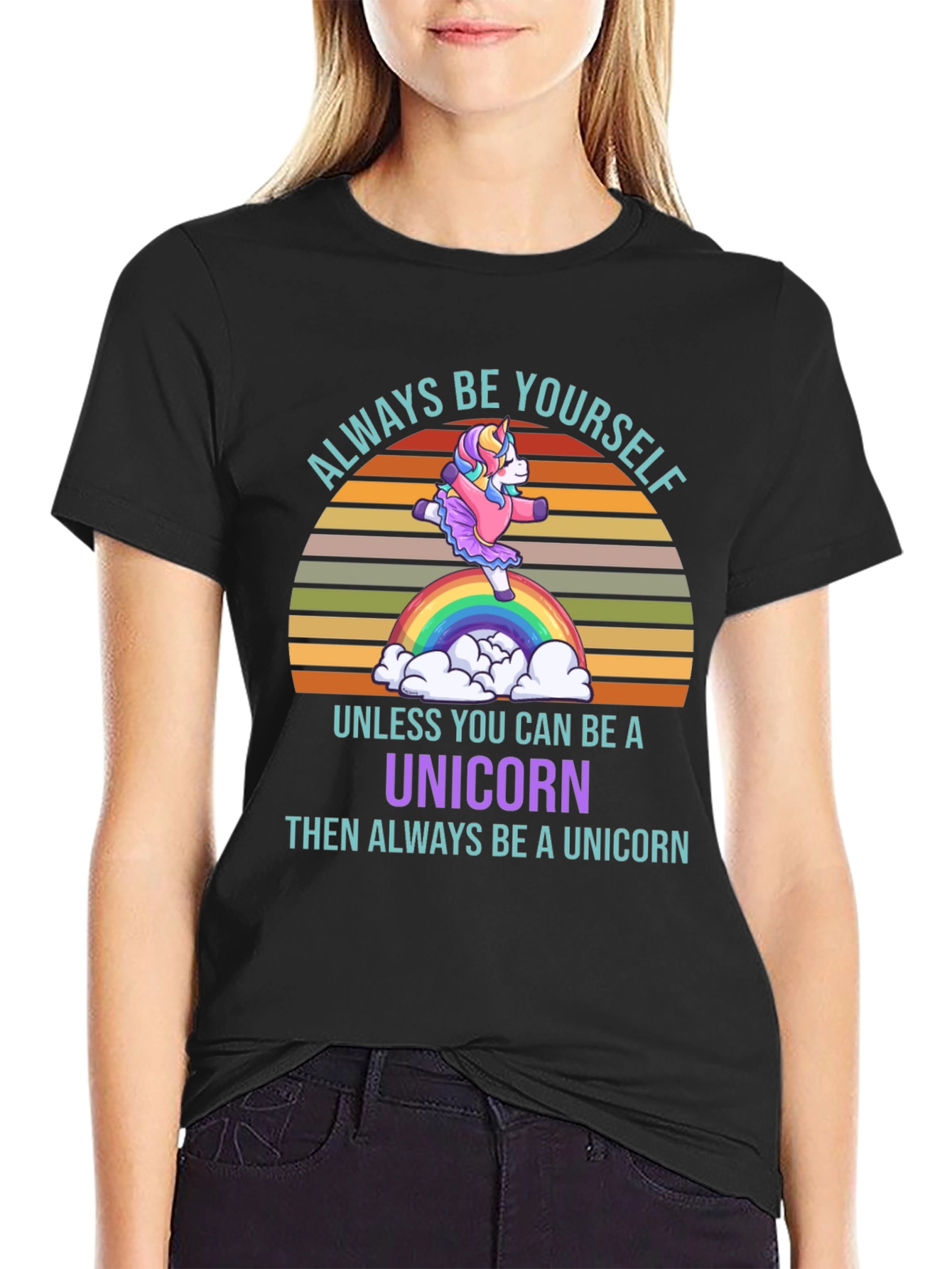 Always Be Yourself Unicorn Graphic Tee