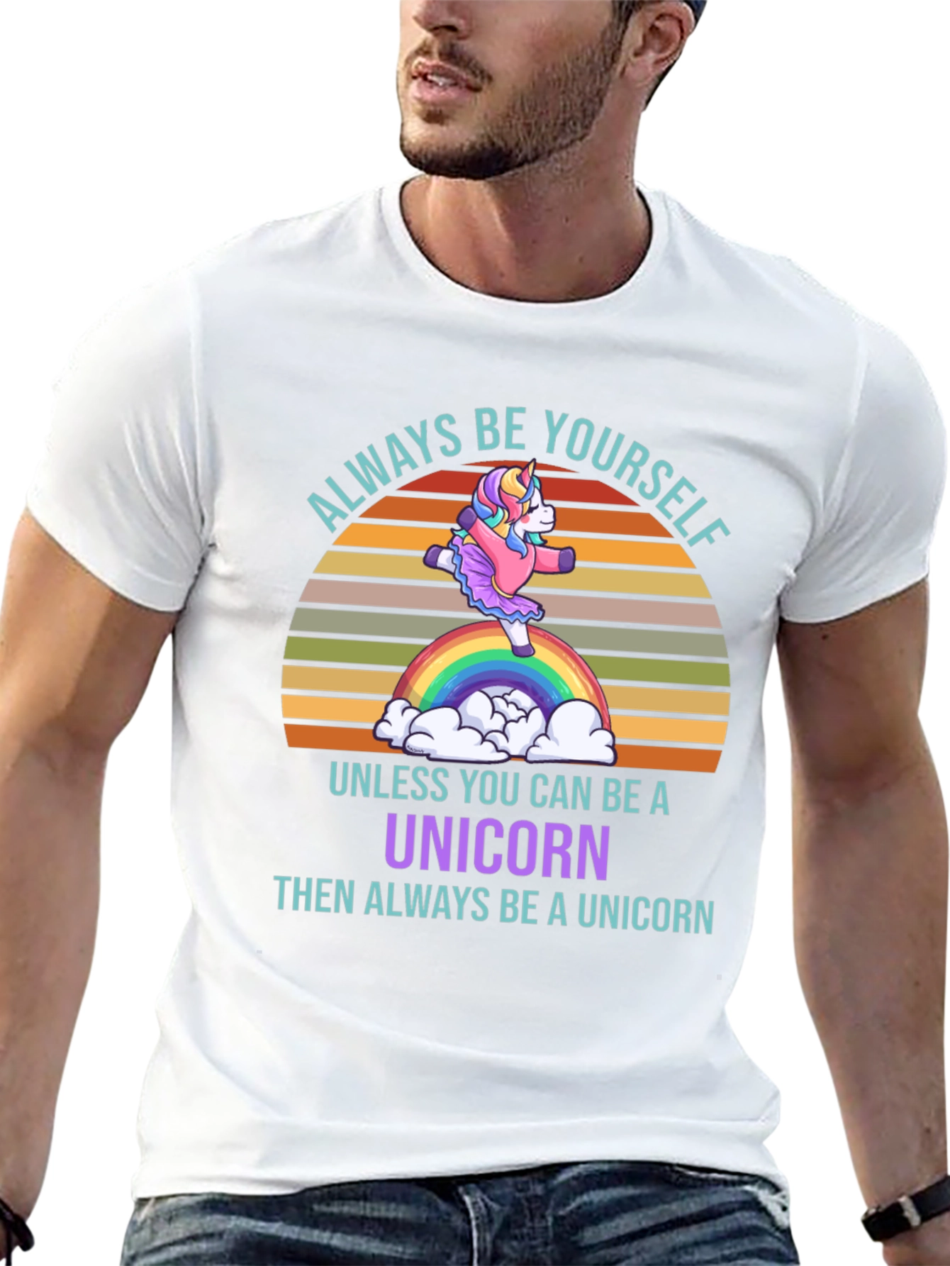 Always Be Yourself Unicorn Graphic Tee