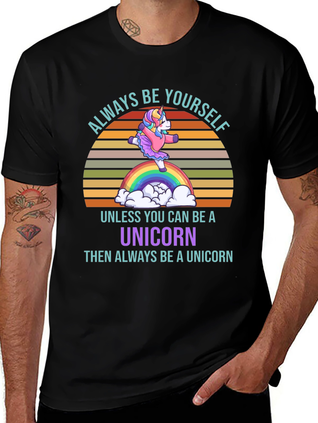 Always Be Yourself Unicorn Graphic Tee
