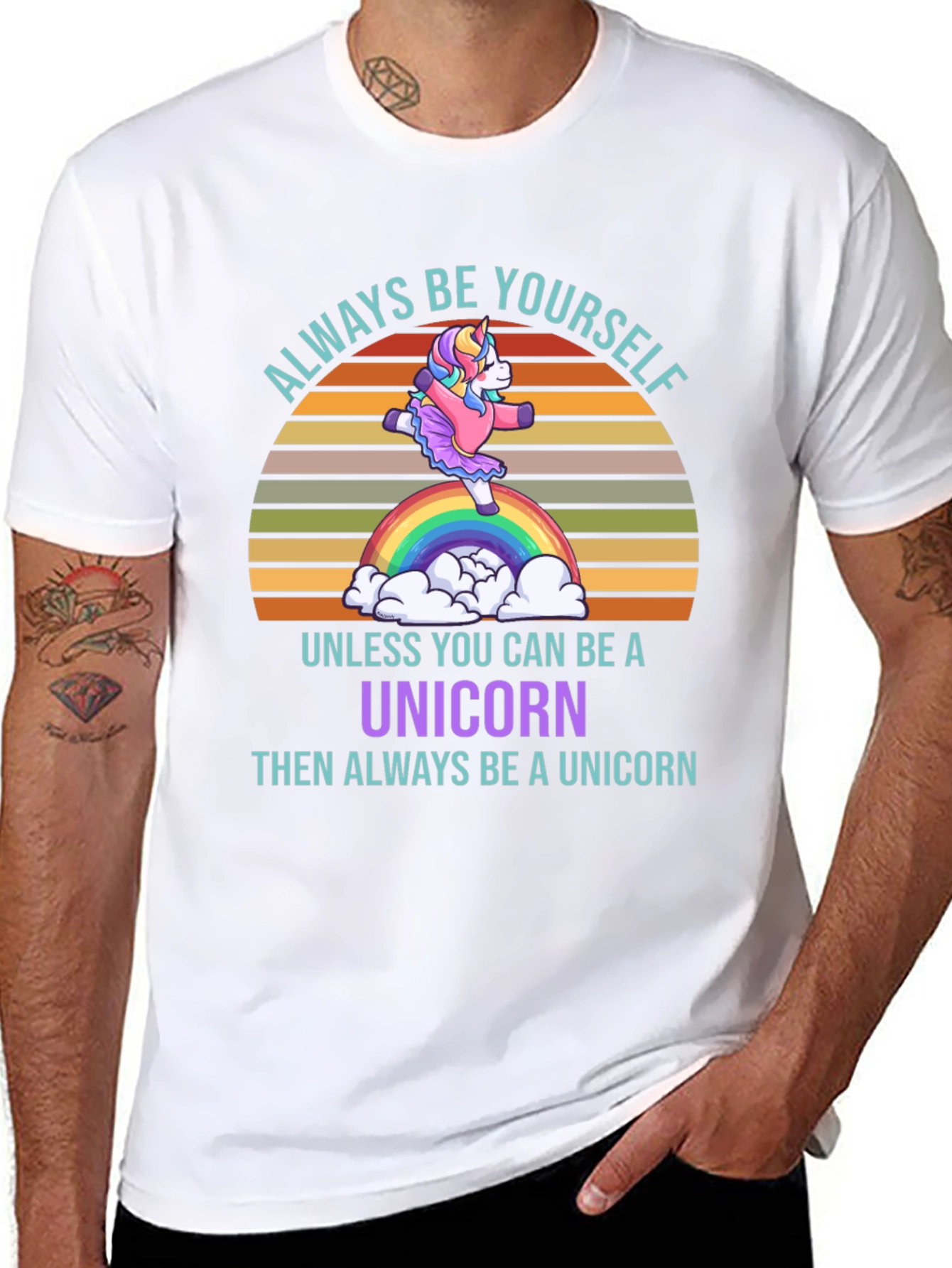 Always Be Yourself Unicorn Graphic Tee