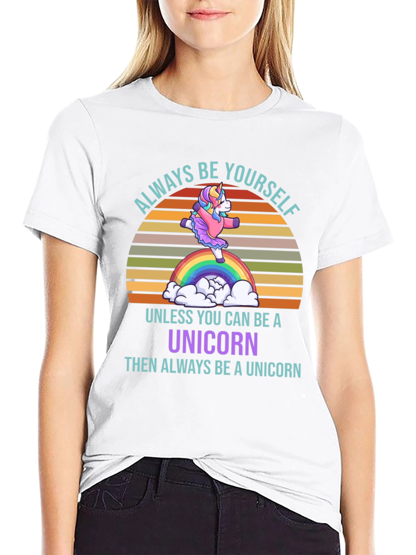 Always Be Yourself Unicorn Graphic Tee