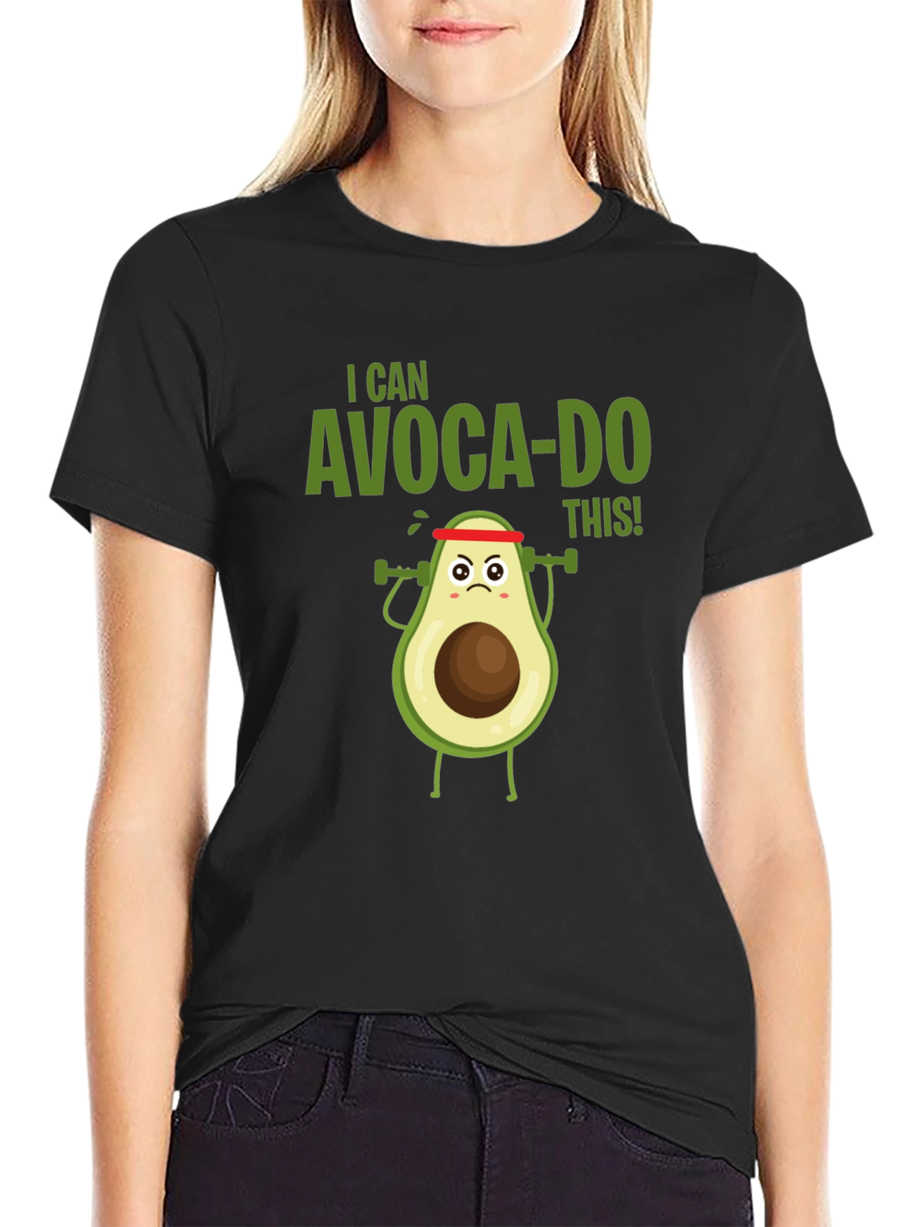 I Can Avoca-Do This! Funny Avocado Workout T-Shirt