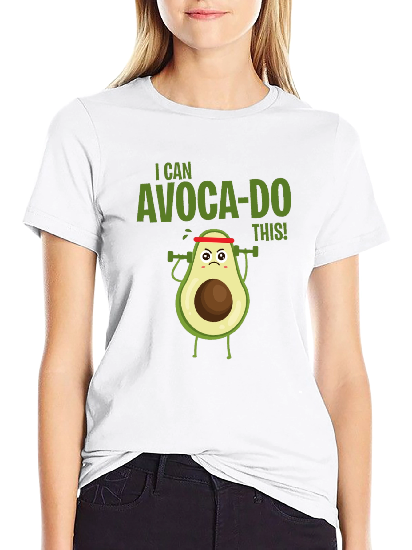 I Can Avoca-Do This! Funny Avocado Workout T-Shirt