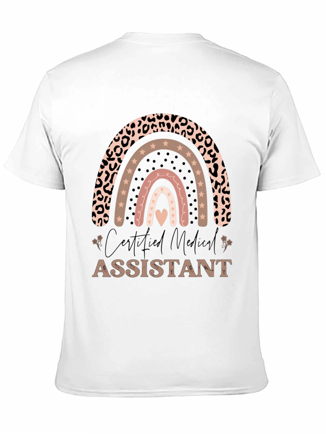 Certified Medical Assistant Rainbow T-Shirt