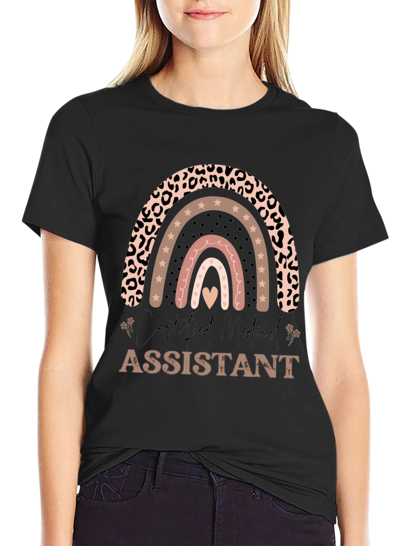 Certified Medical Assistant Rainbow T-Shirt