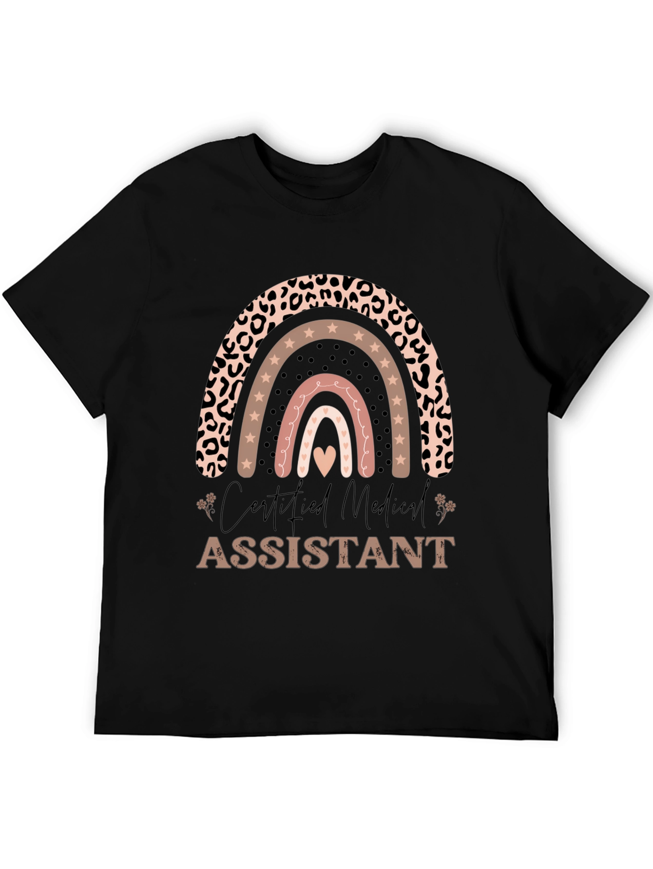 Certified Medical Assistant Rainbow T-Shirt