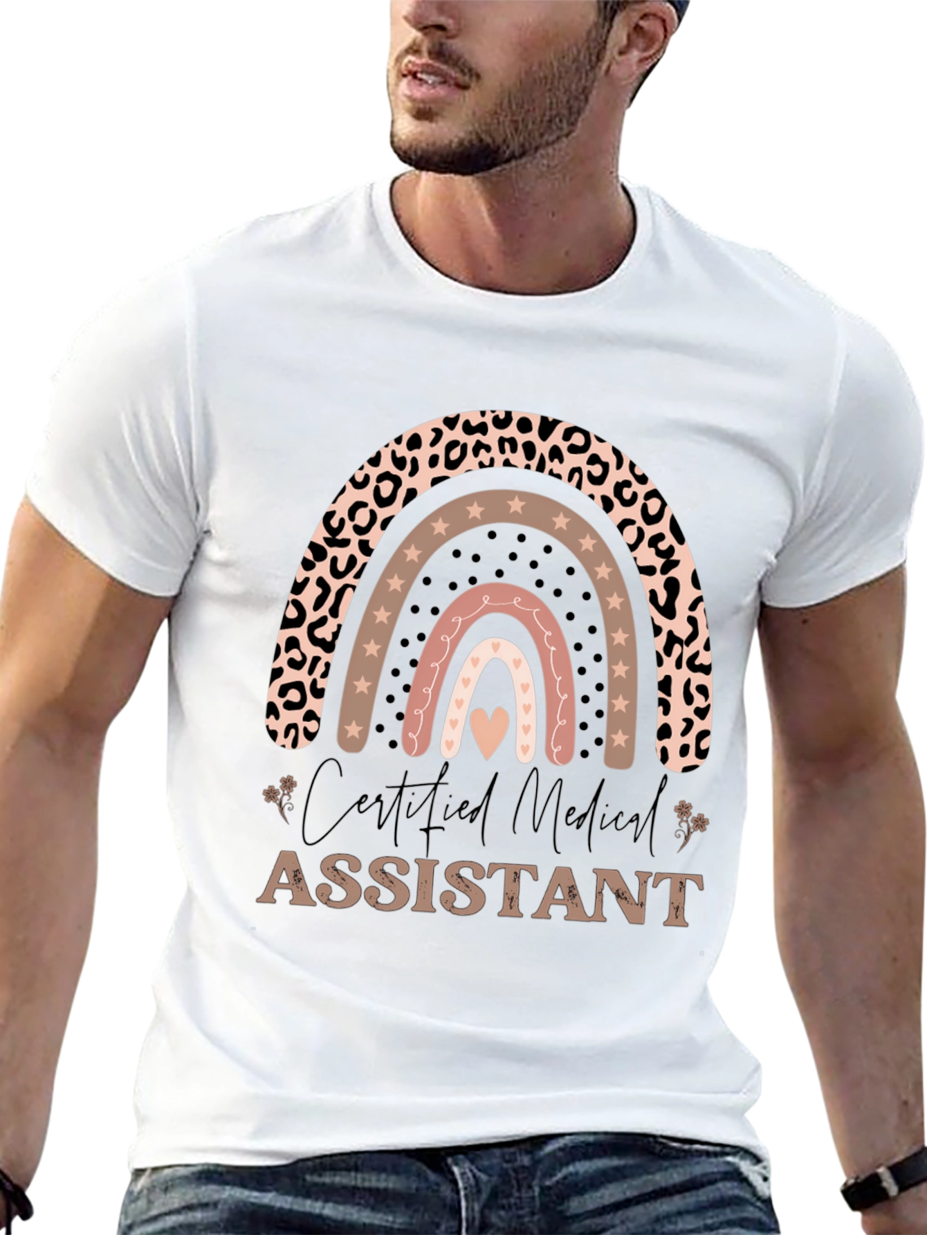 Certified Medical Assistant Rainbow T-Shirt