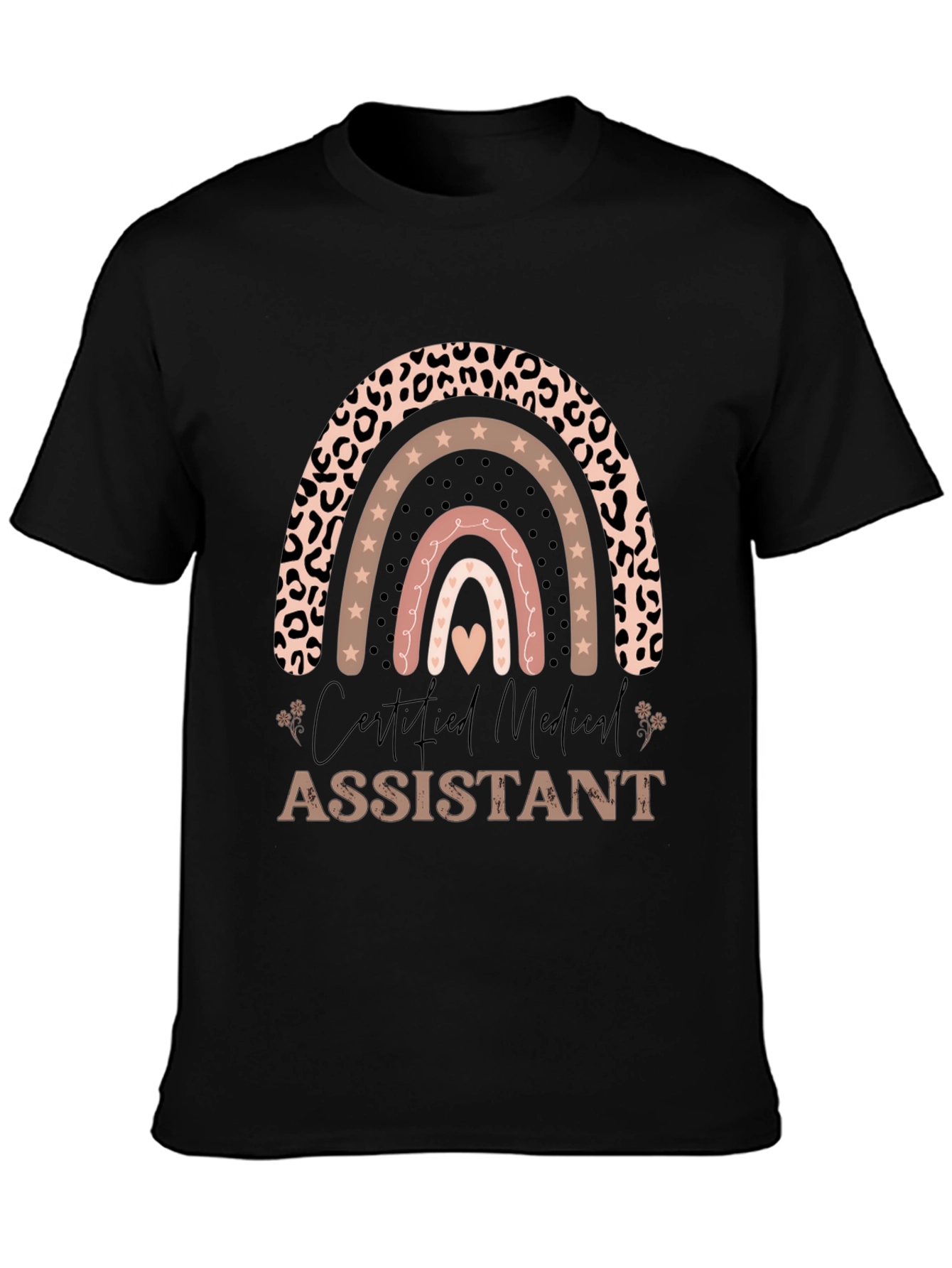 Certified Medical Assistant Rainbow T-Shirt