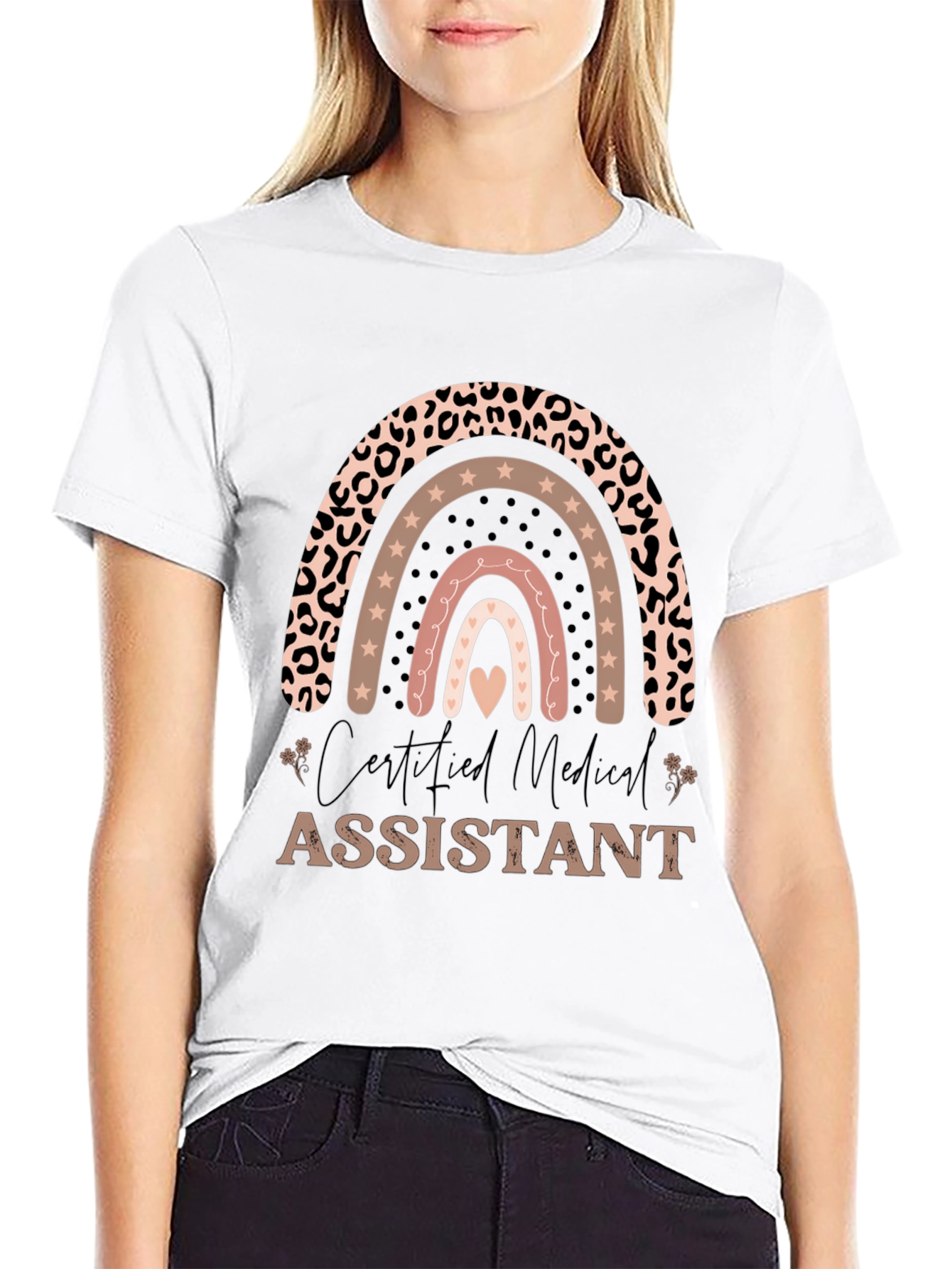 Certified Medical Assistant Rainbow T-Shirt