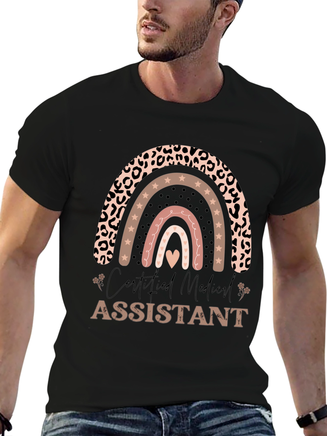 Certified Medical Assistant Rainbow T-Shirt