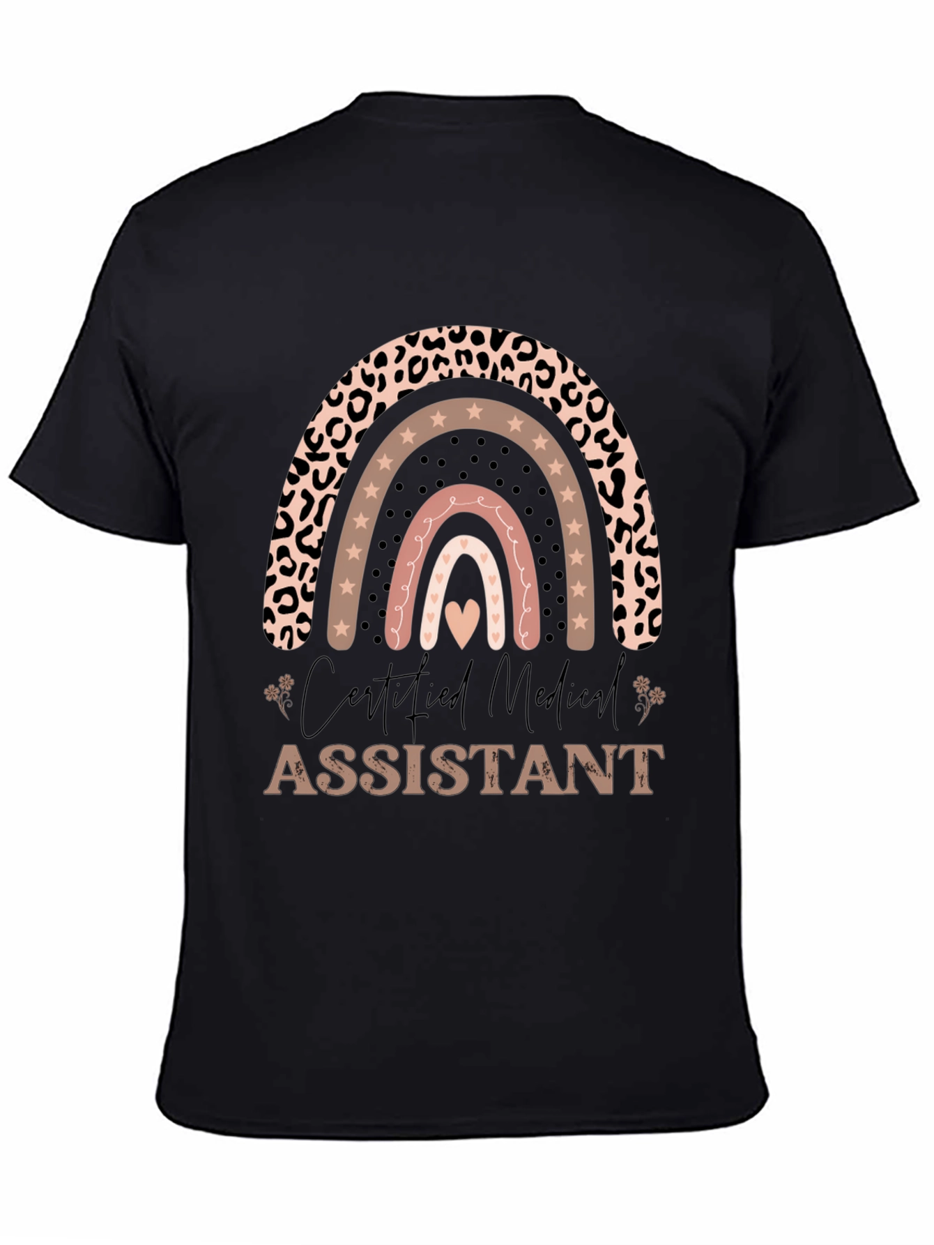 Certified Medical Assistant Rainbow T-Shirt