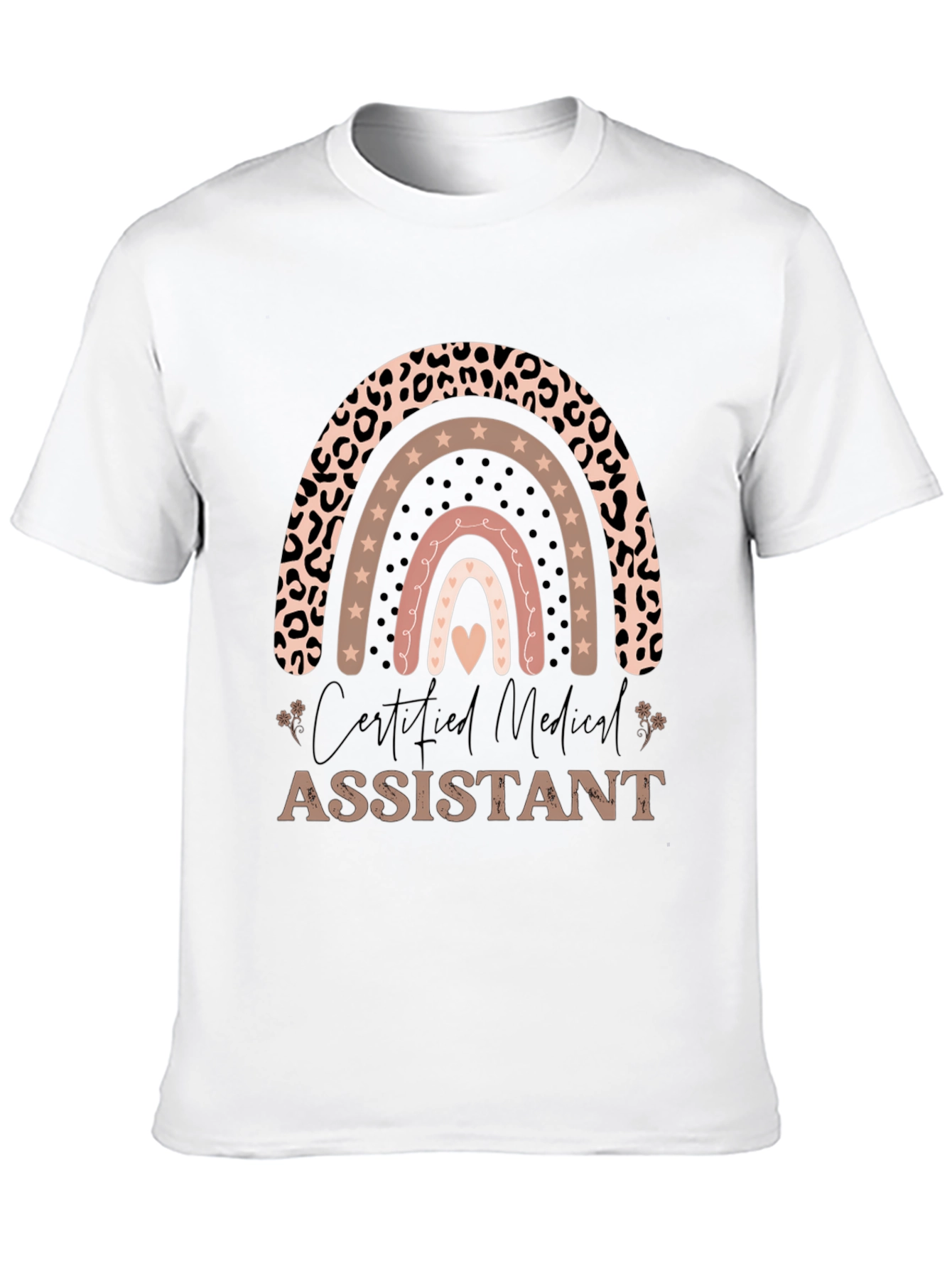 Certified Medical Assistant Rainbow T-Shirt