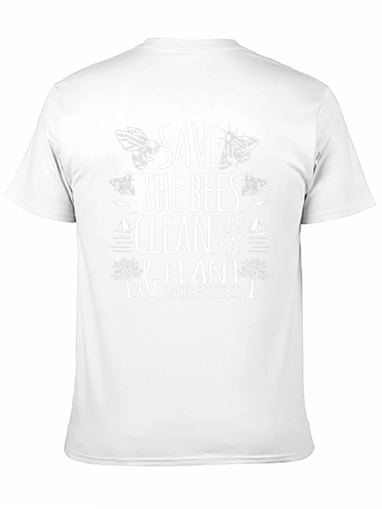 Save the Bees Graphic Tee - Environmental Awareness