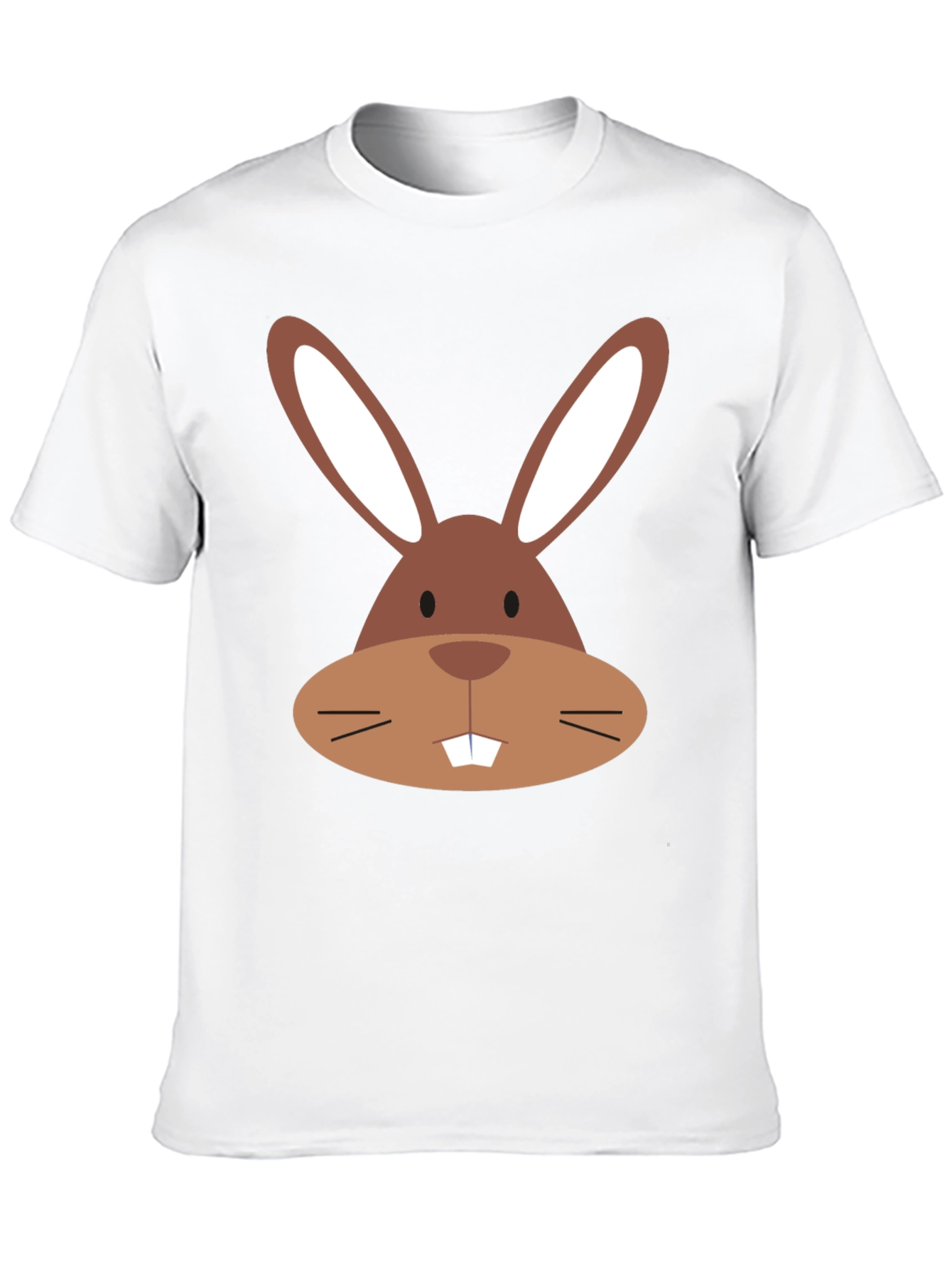 Bunny Face Graphic Tee - Easter Fun!