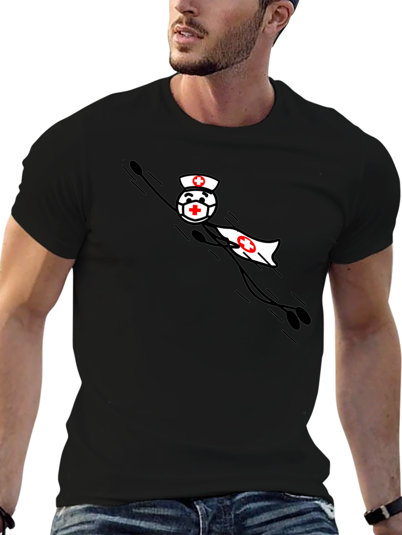 Superhero Nurse T-Shirt - Medical Hero Tee