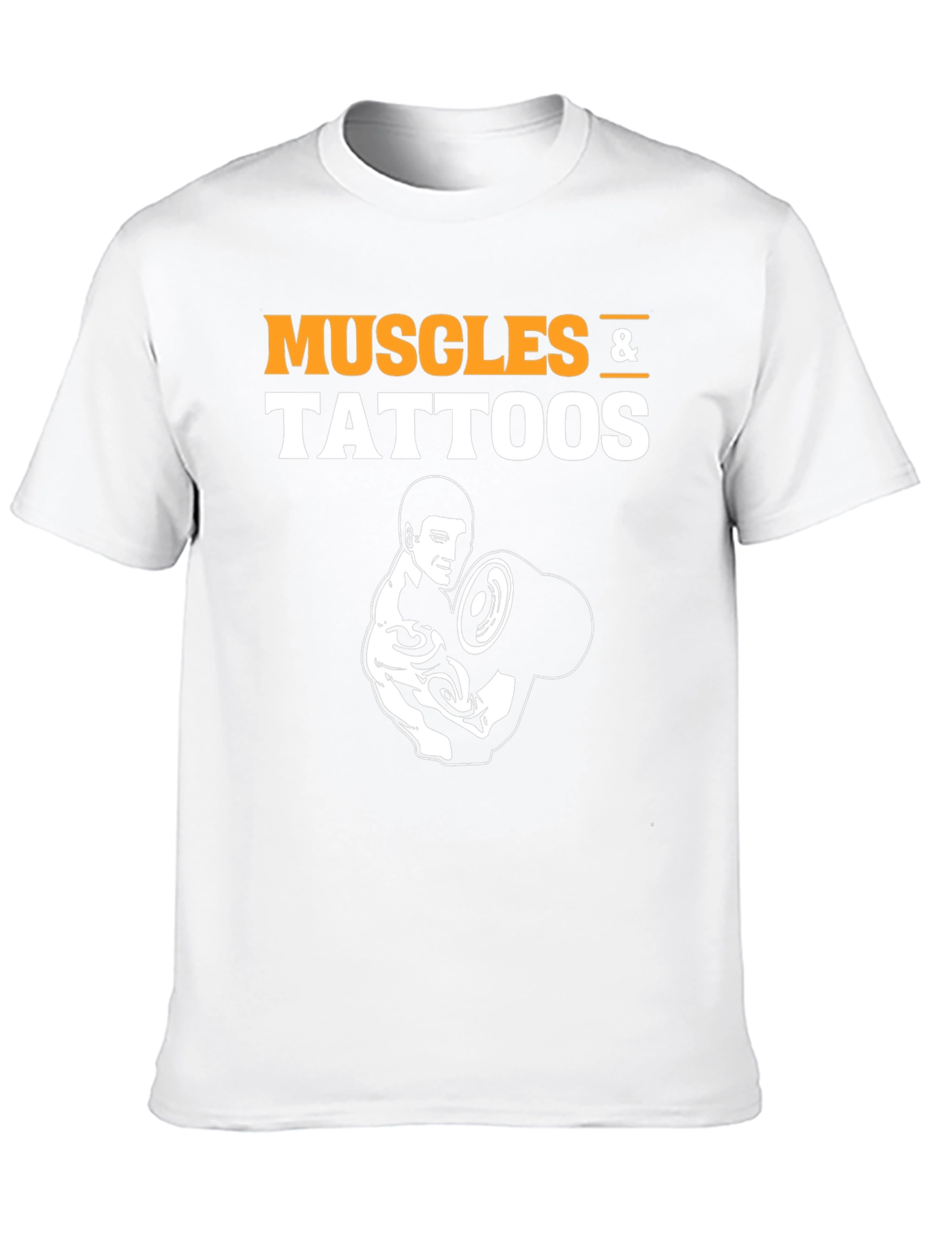 Muscles & Tattoos Black Graphic T-Shirt