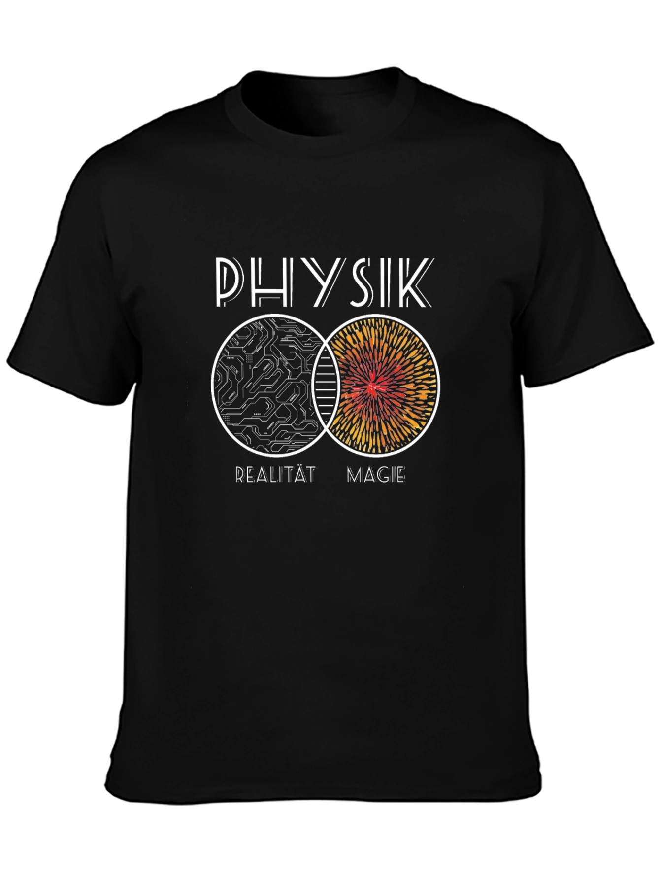 Physik Reality & Magic Graphic Tee - Black