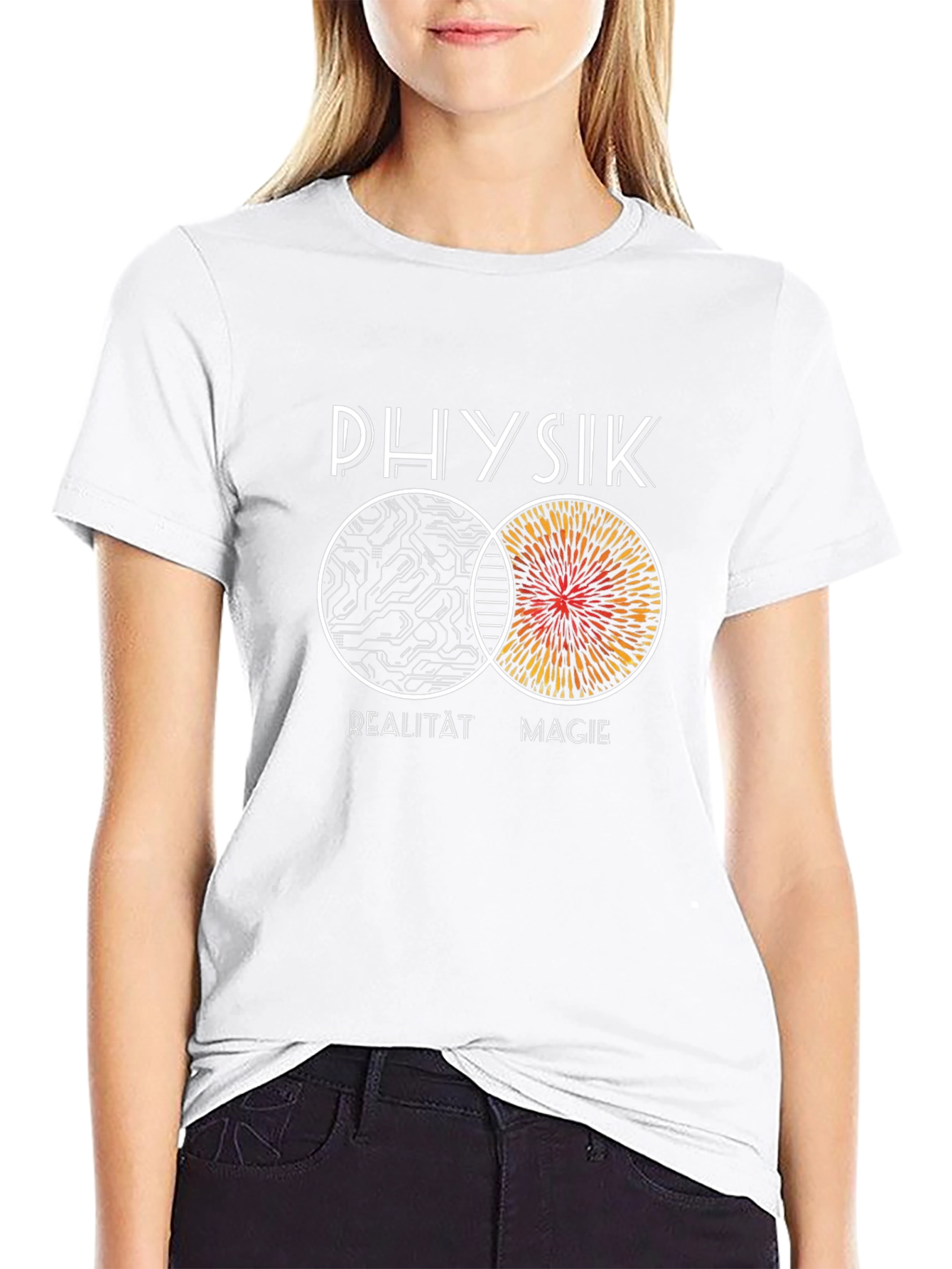 Physik Reality & Magic Graphic Tee - Black