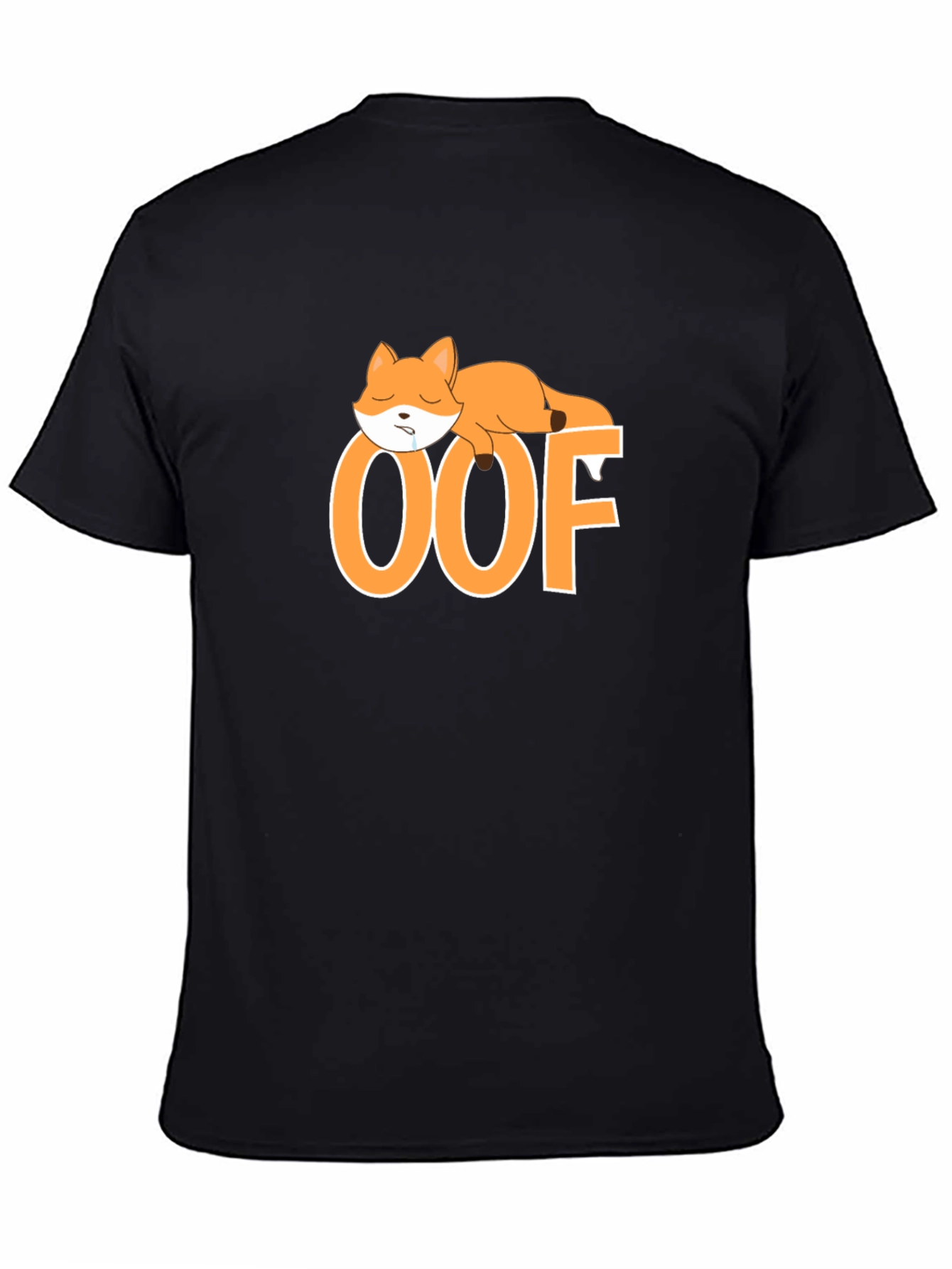 OOF Sleepy Fox T-Shirt - Cute & Comfy