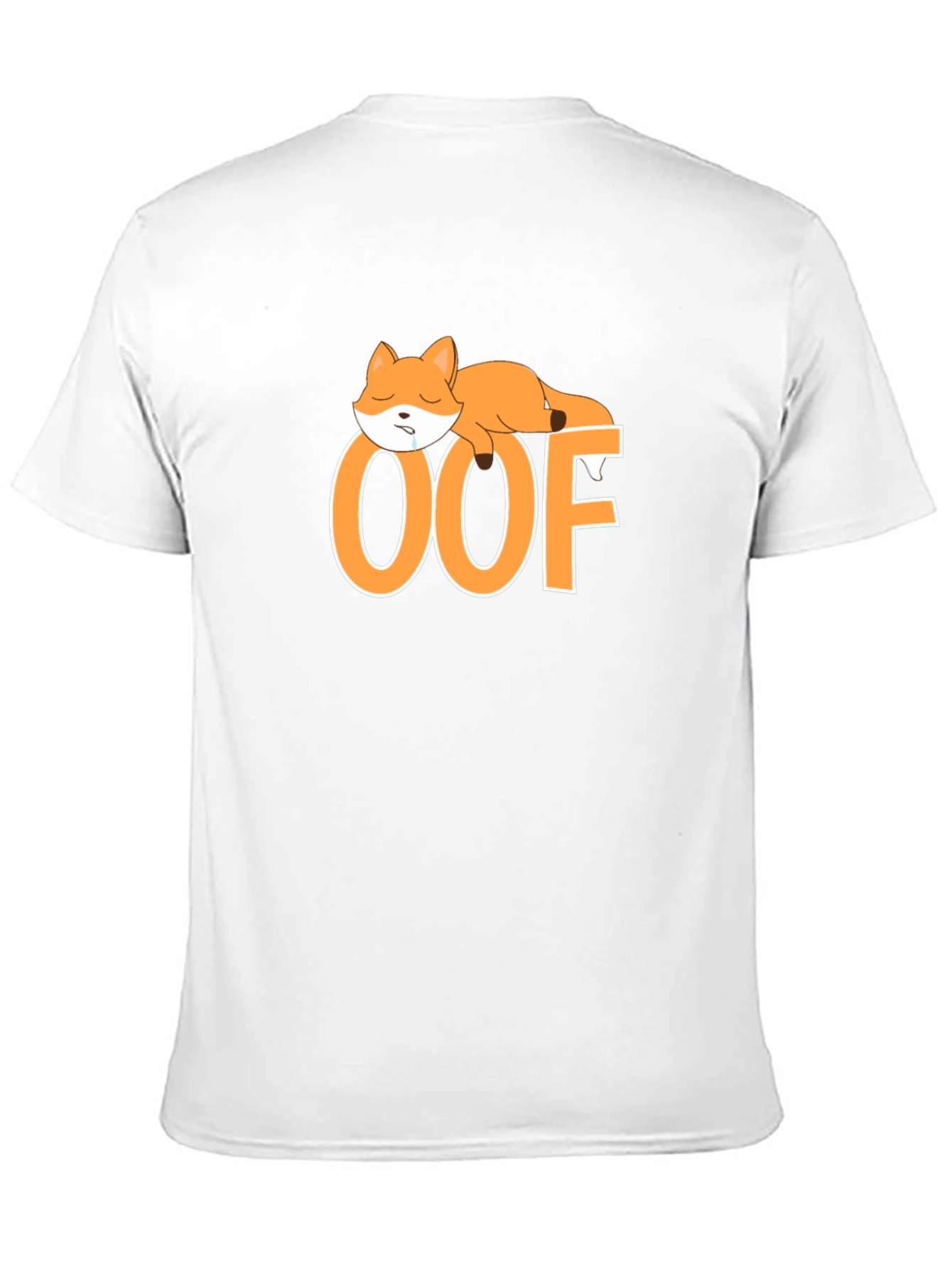 OOF Sleepy Fox T-Shirt - Cute & Comfy