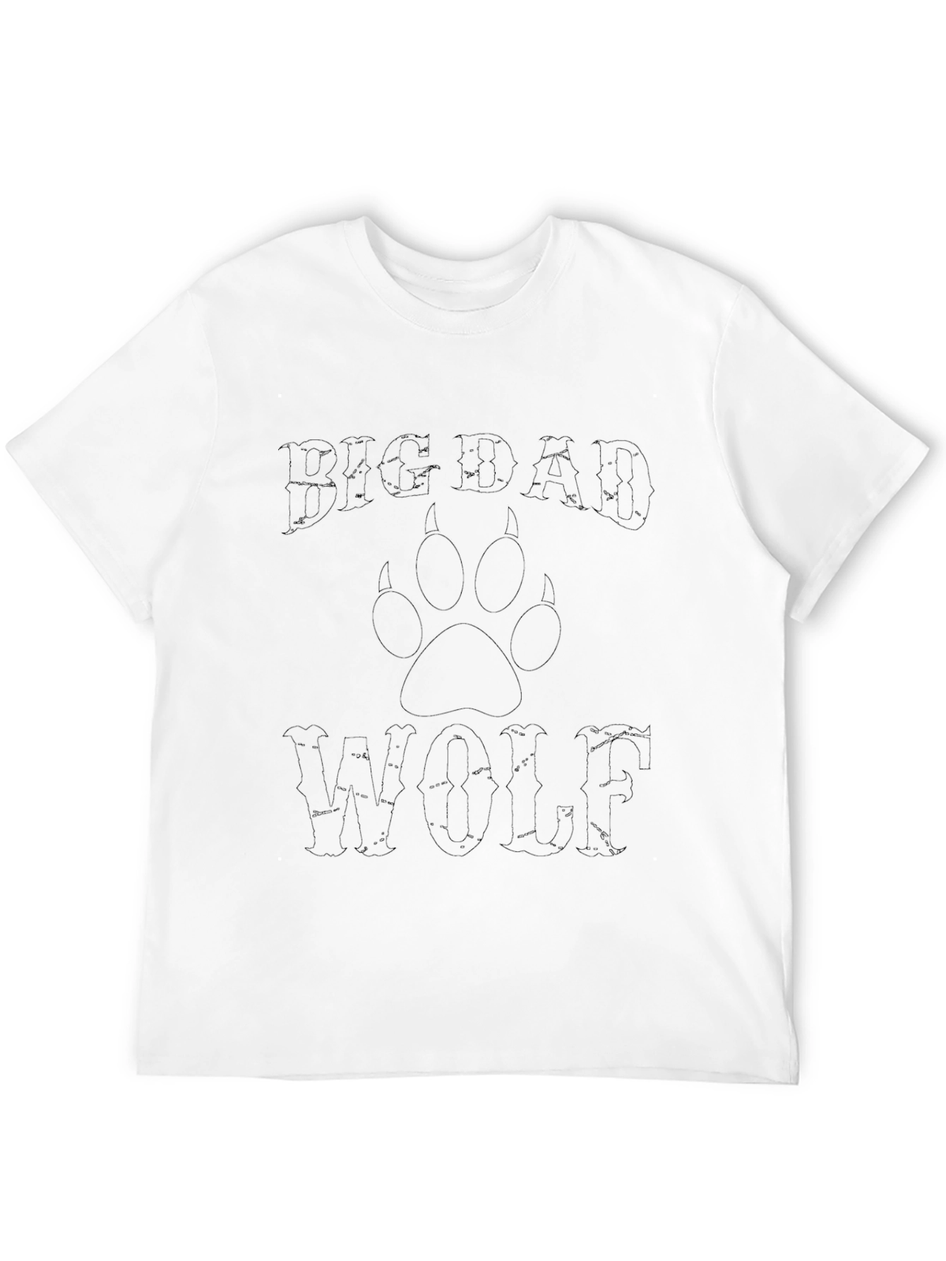 Big Dad Wolf T-Shirt - Cool Dad Tee