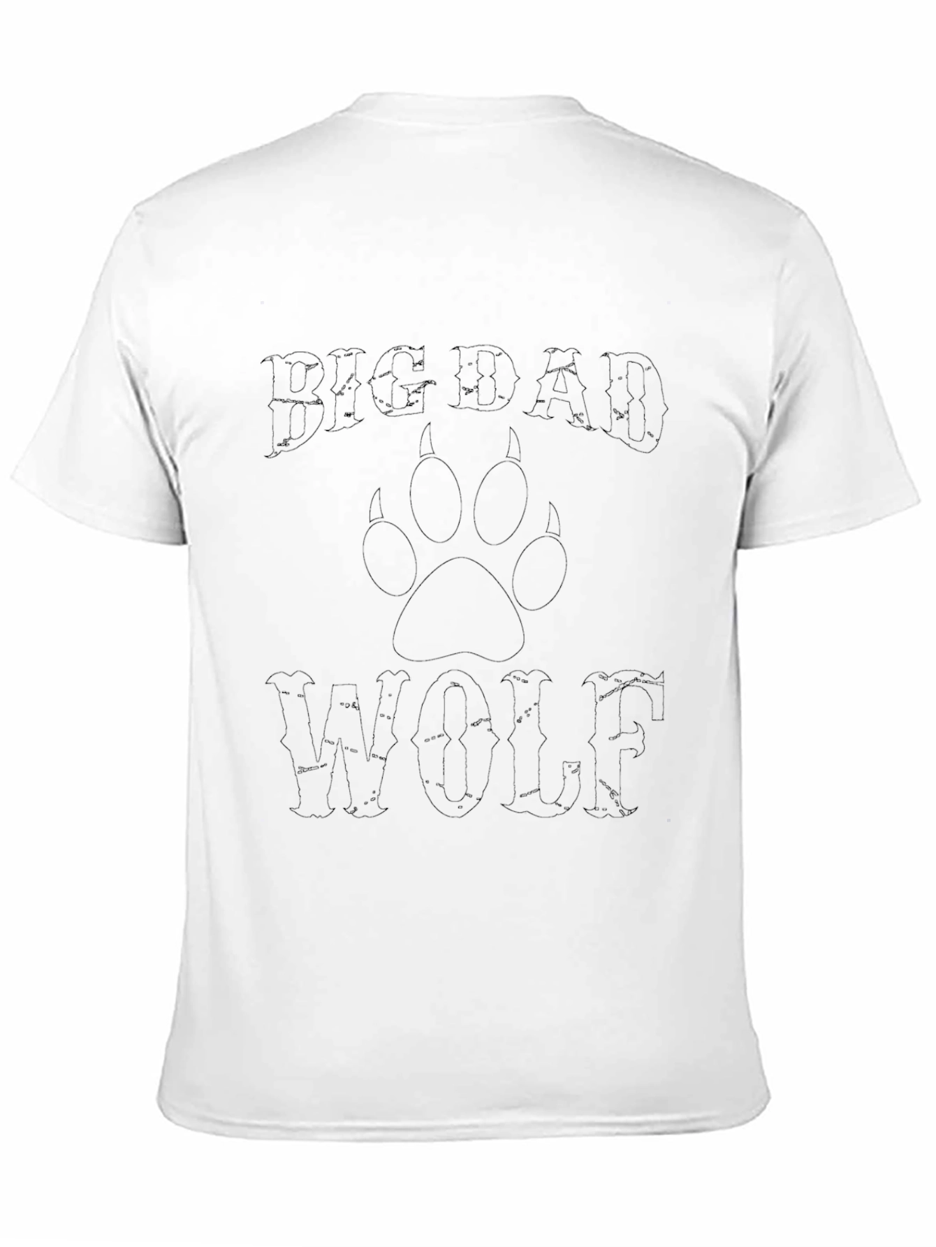 Big Dad Wolf T-Shirt - Cool Dad Tee