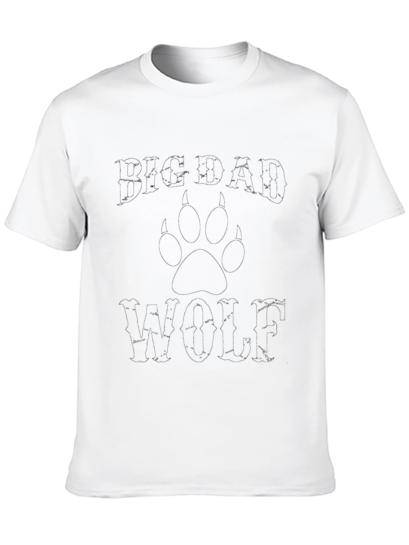 Big Dad Wolf T-Shirt - Cool Dad Tee