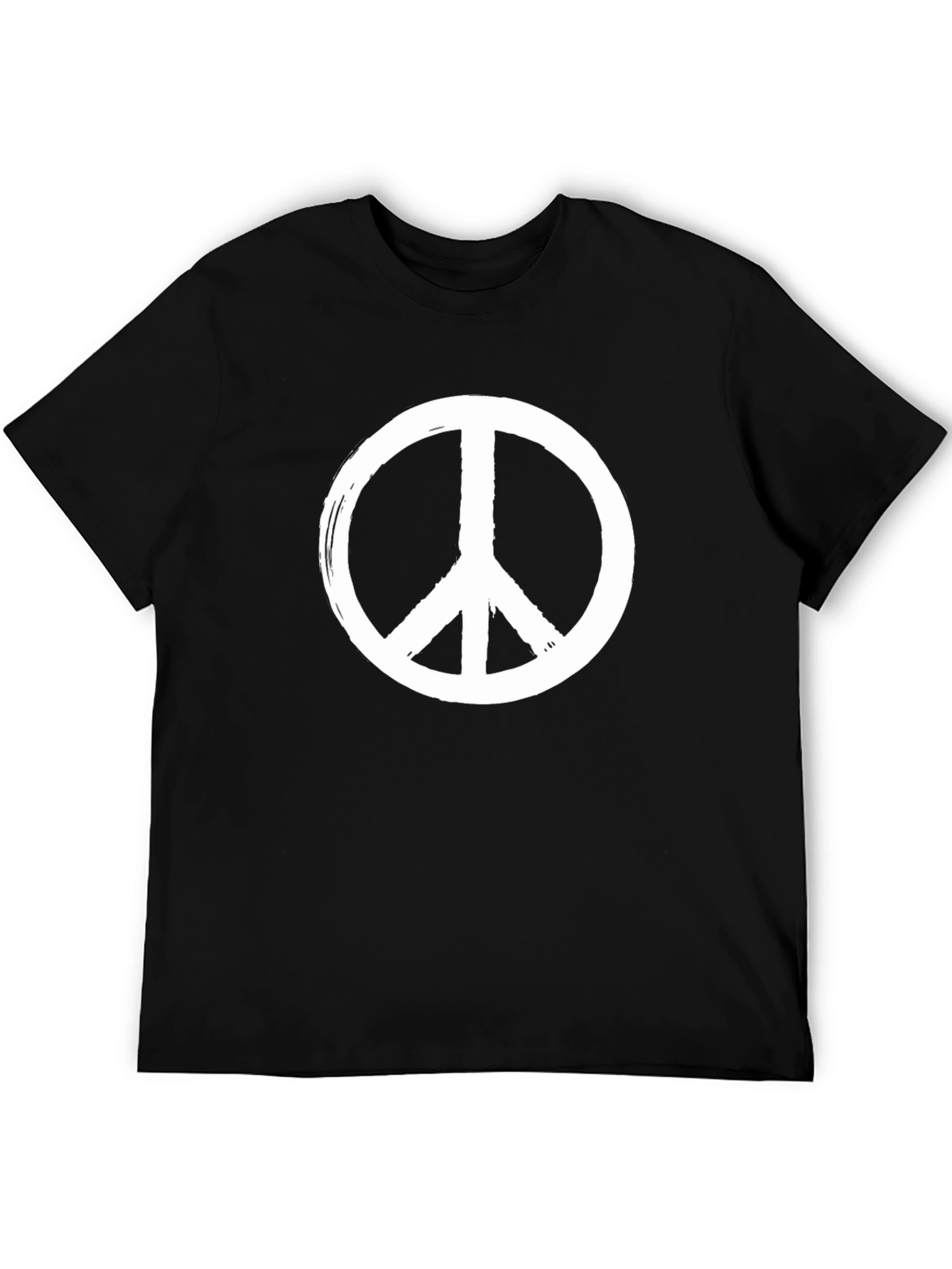 Peace Symbol Black T-Shirt