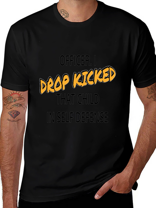 Funny Drop Kicked That Child Graphic Tee
