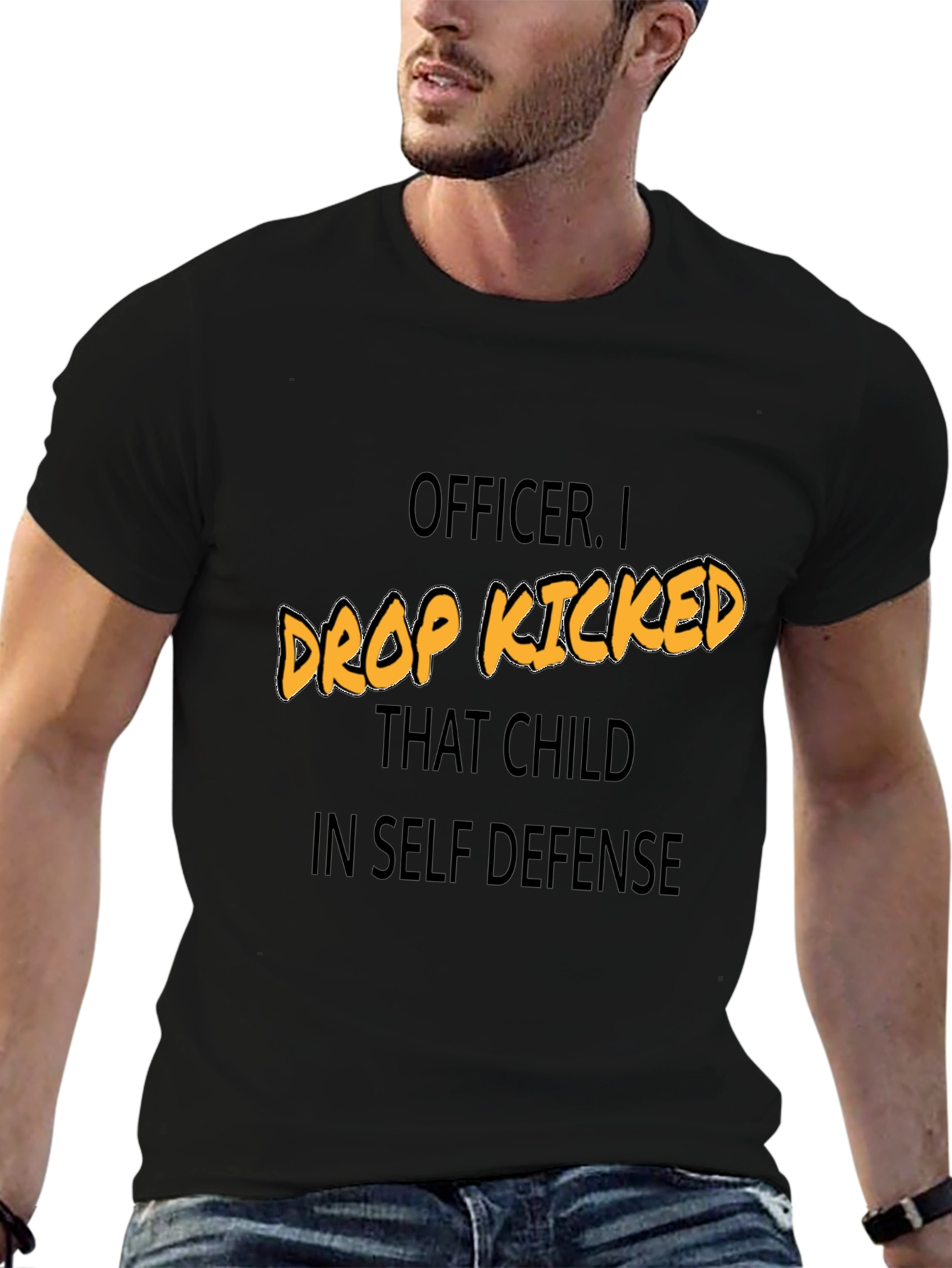 Funny Drop Kicked That Child Graphic Tee