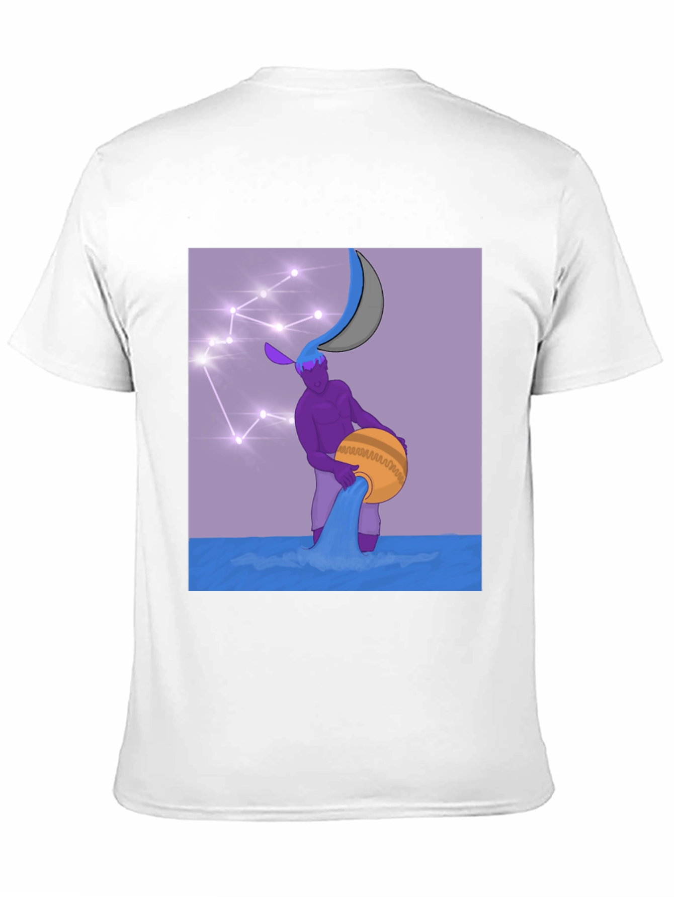 Aquarius Pouring Water Constellation T-Shirt