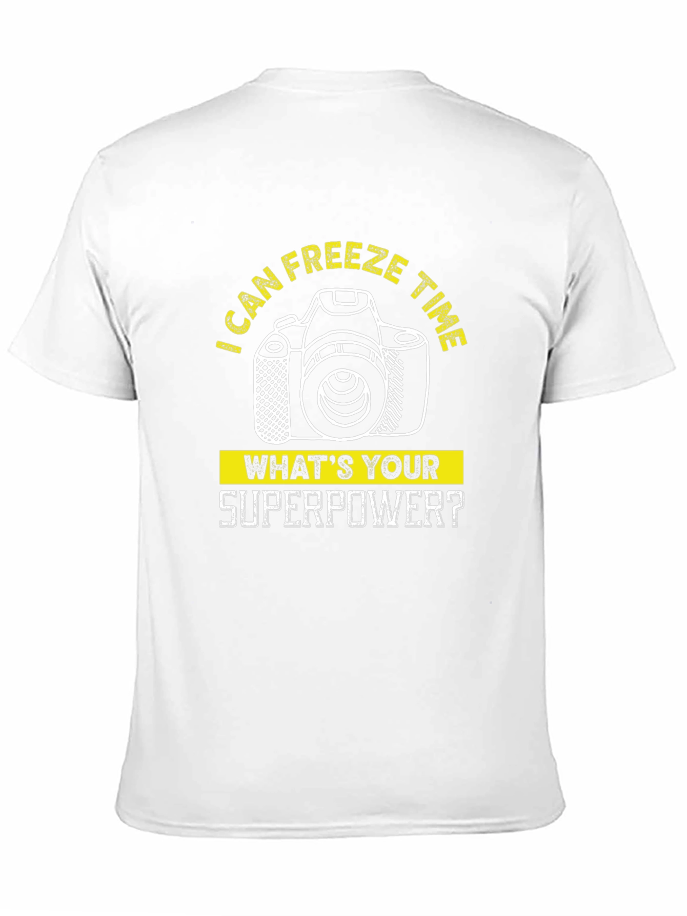 Freeze Time Camera Graphic Tee - Photographer Superpower