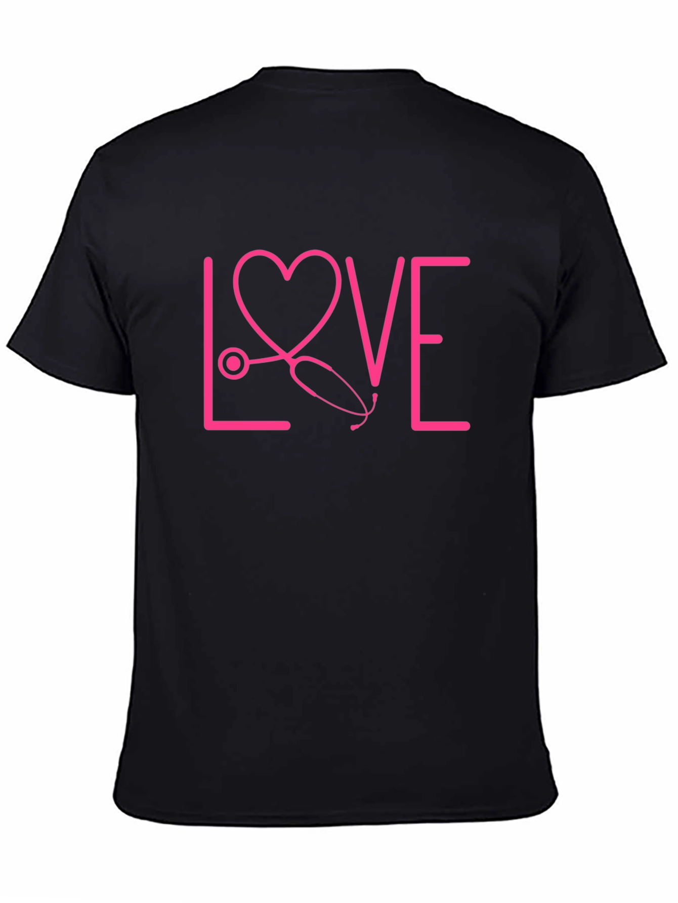 Nurse Love Stethoscope Graphic Tee