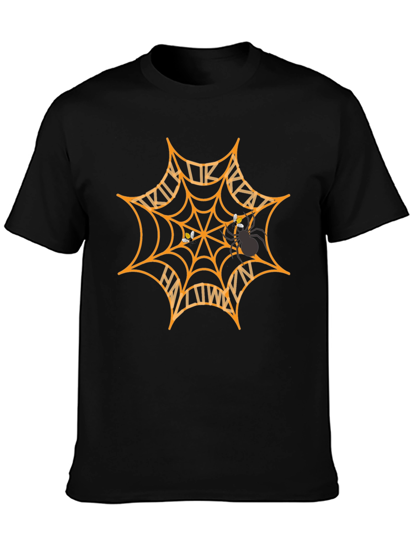 Spooky Spiderweb Halloween T-Shirt