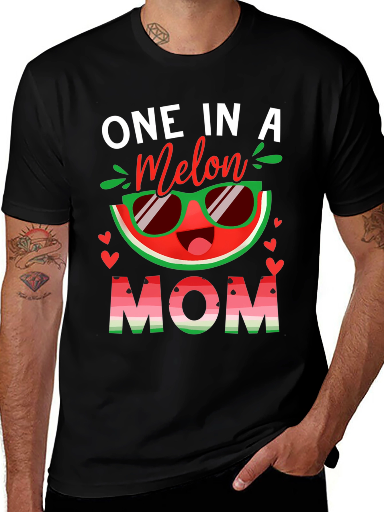 One In A Melon Mom Graphic T-Shirt