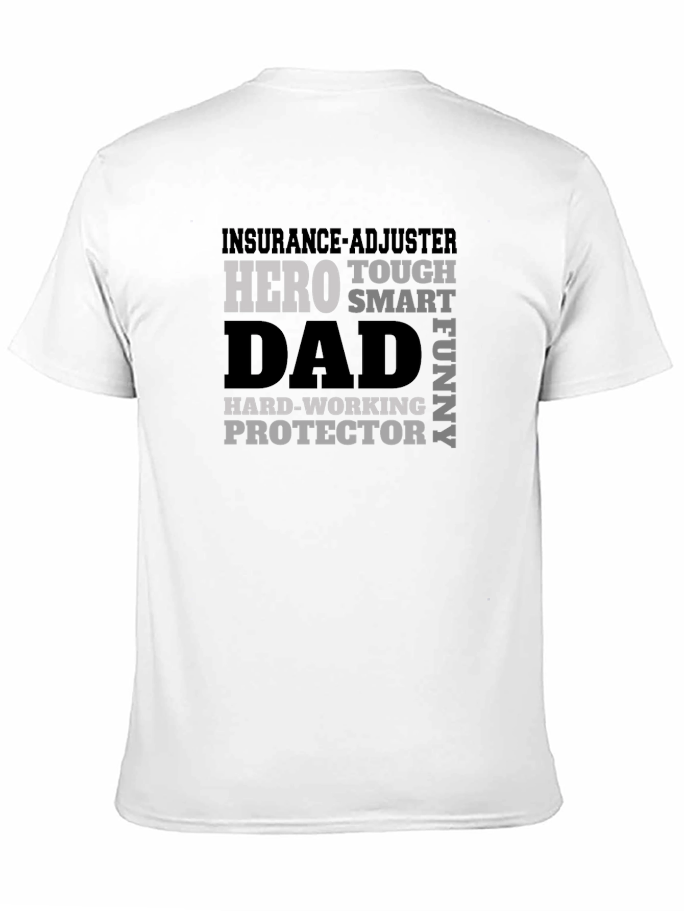 Insurance Adjuster Dad Hero Graphic T-Shirt