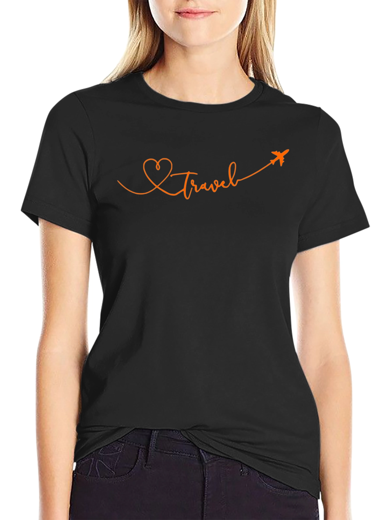 Travel Heartbeat Graphic T-Shirt