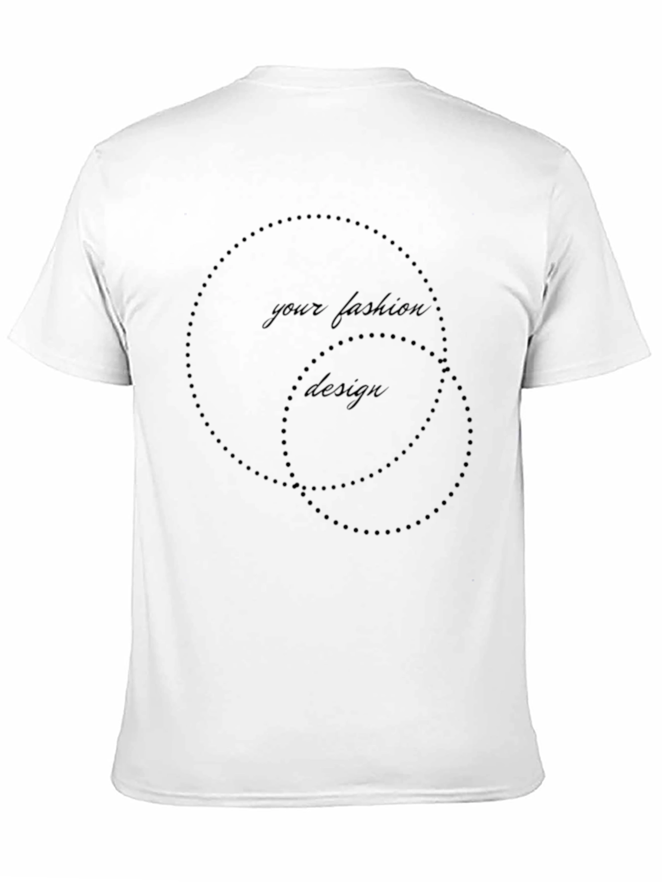 Stylish Black Graphic Tee - Your Fashion Design