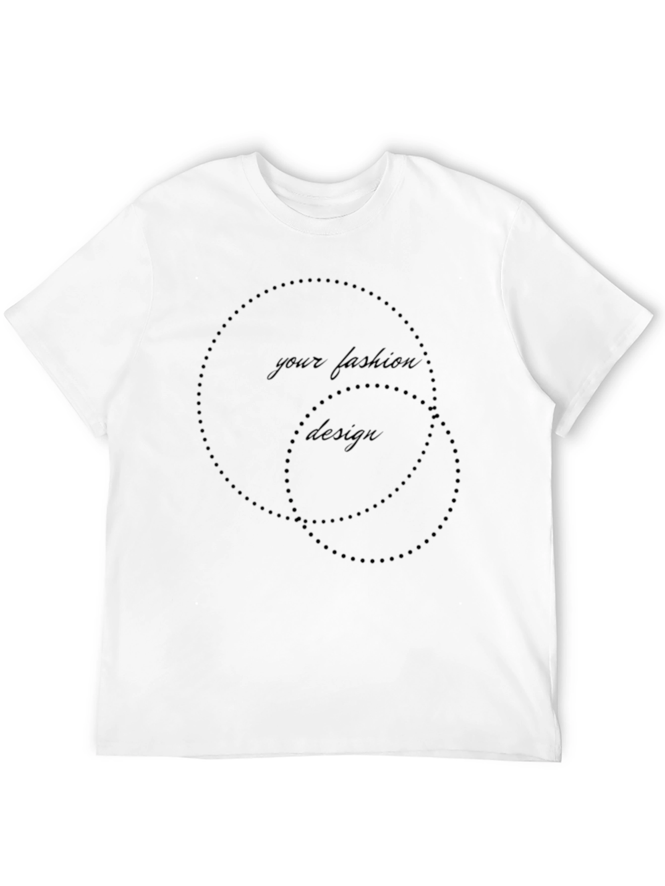 Stylish Black Graphic Tee - Your Fashion Design