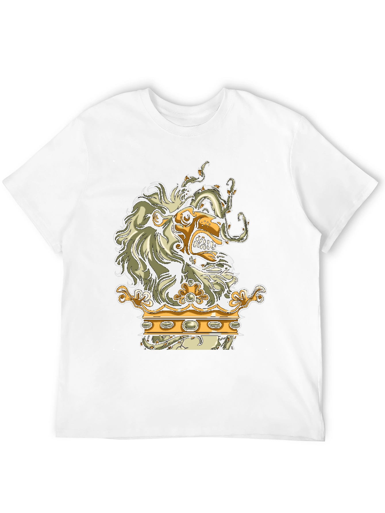 Lion Crown Graphic Black T-Shirt