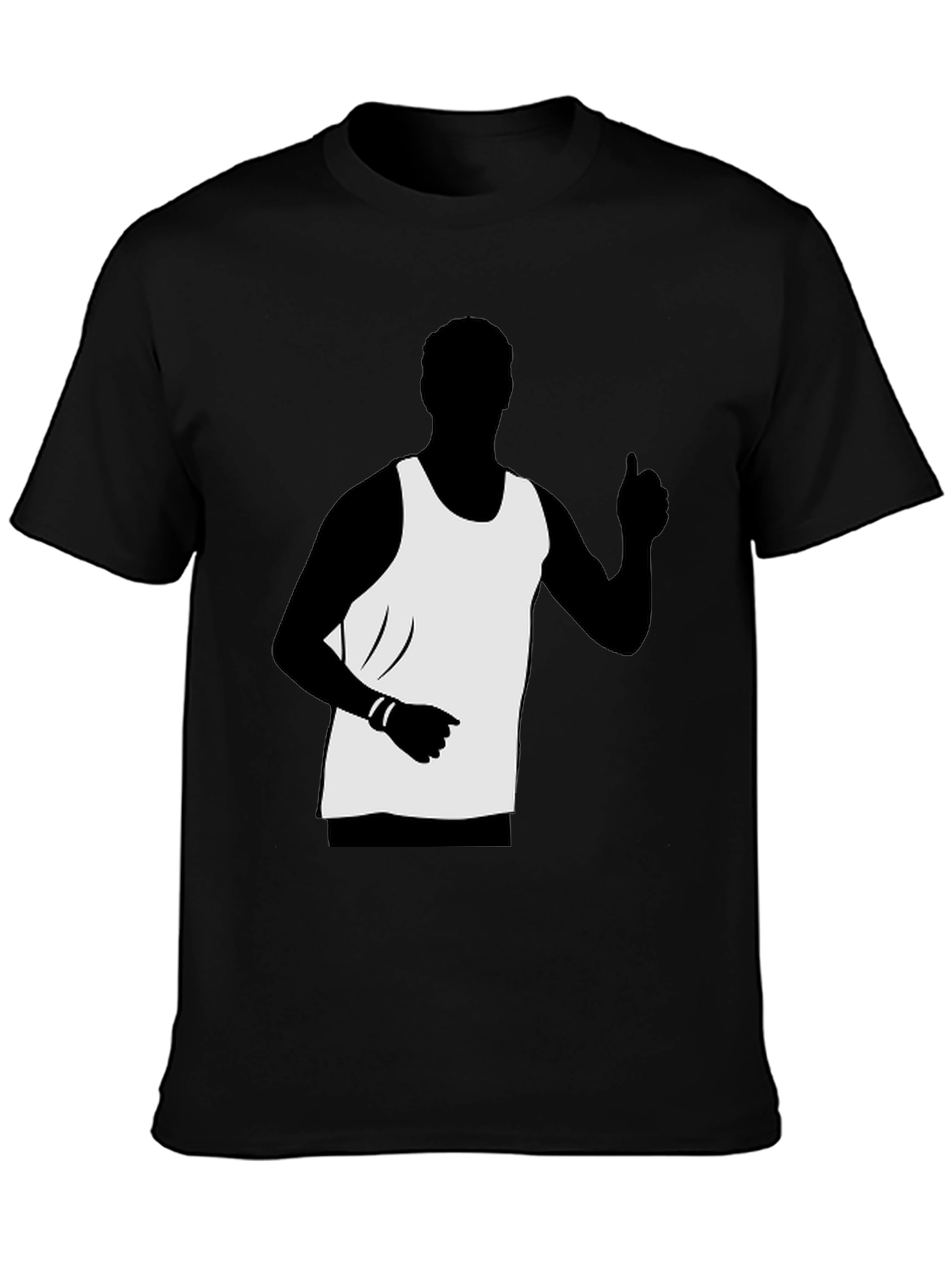 Mens Graphic T-Shirt - Running Silhouette