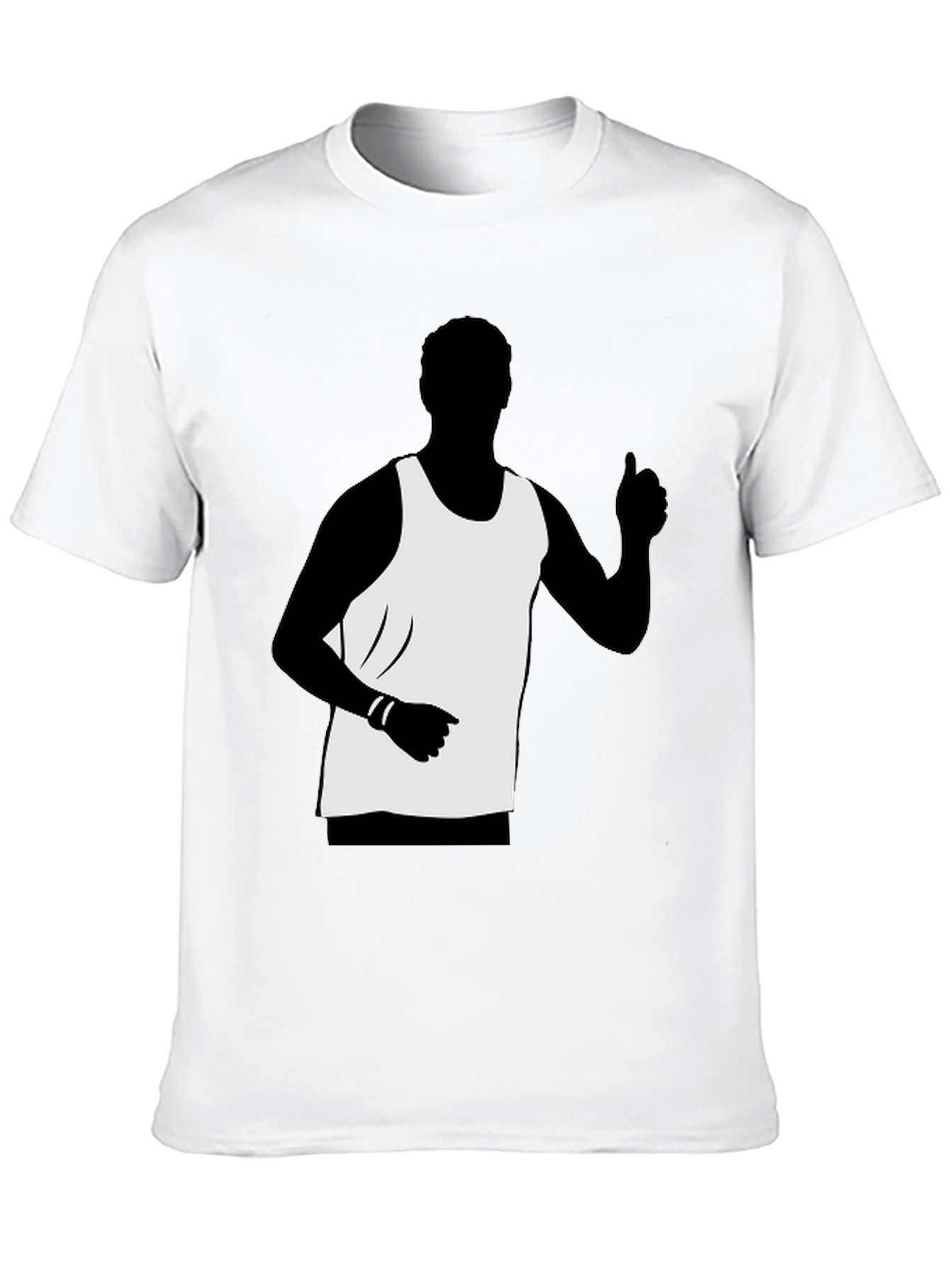 Mens Graphic T-Shirt - Running Silhouette