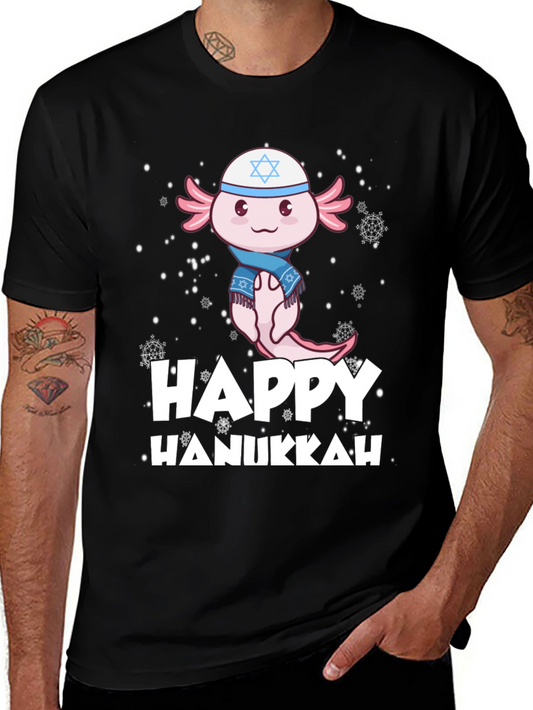 Happy Hanukkah Axolotl T-Shirt
