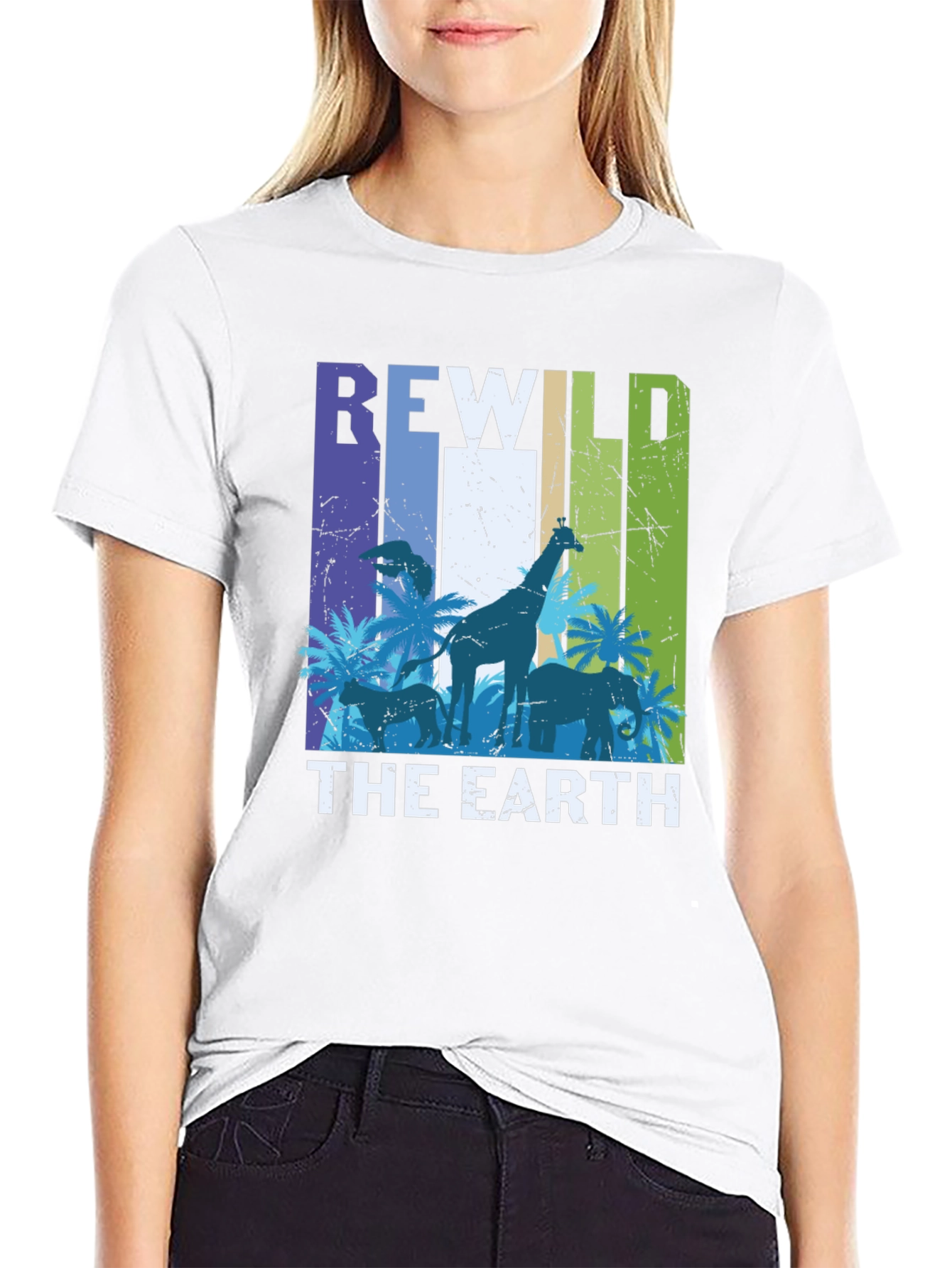 Rewild The Earth Graphic Tee