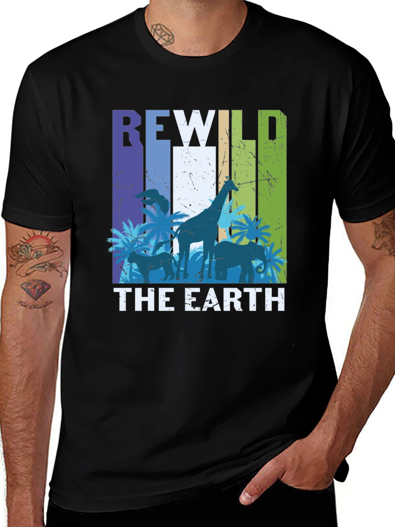 Rewild The Earth Graphic Tee