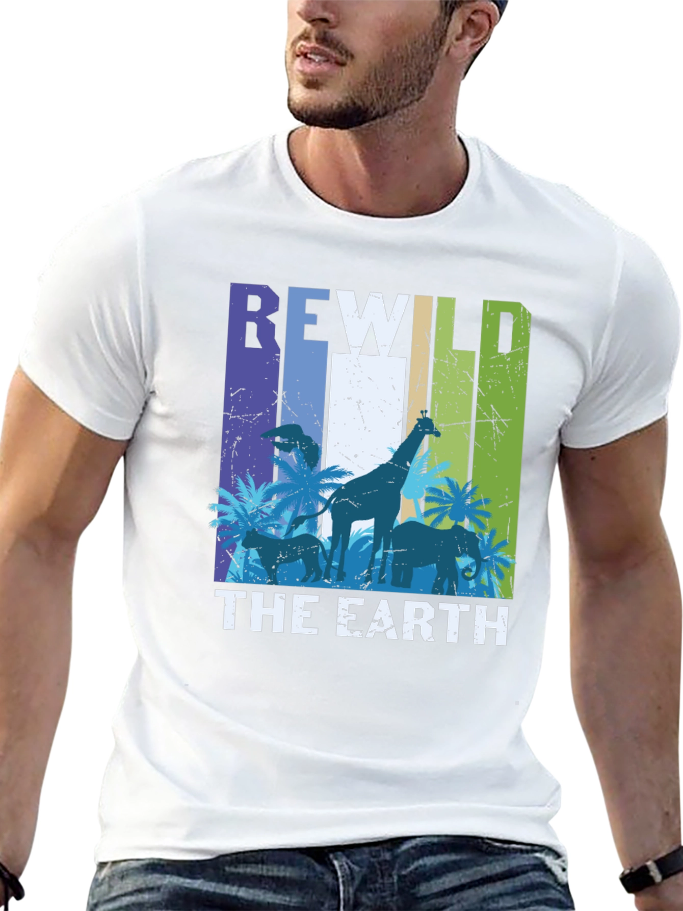 Rewild The Earth Graphic Tee